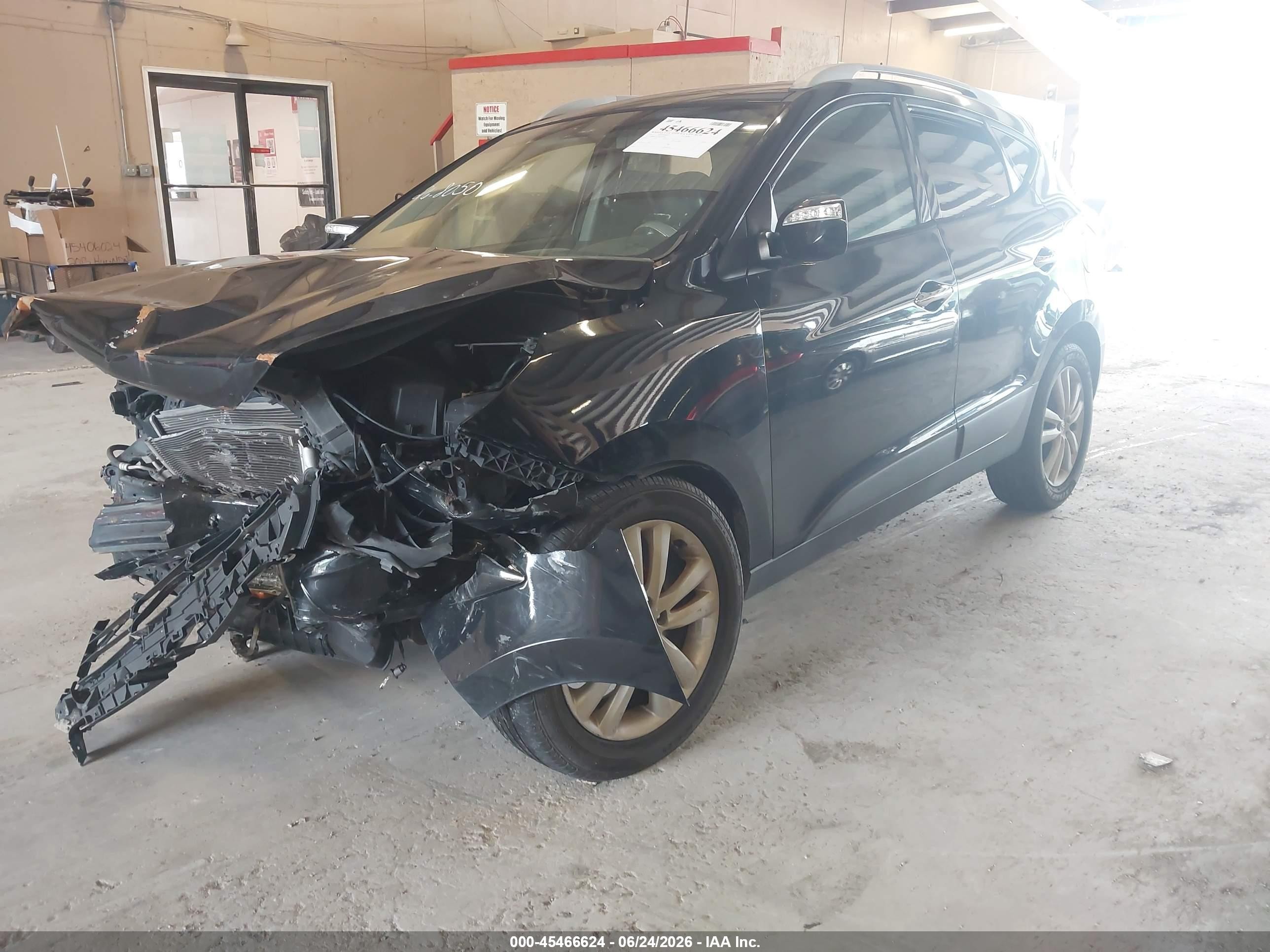2011 Hyundai Tucson Limited Black vin: KM8JU3AC8BU295004