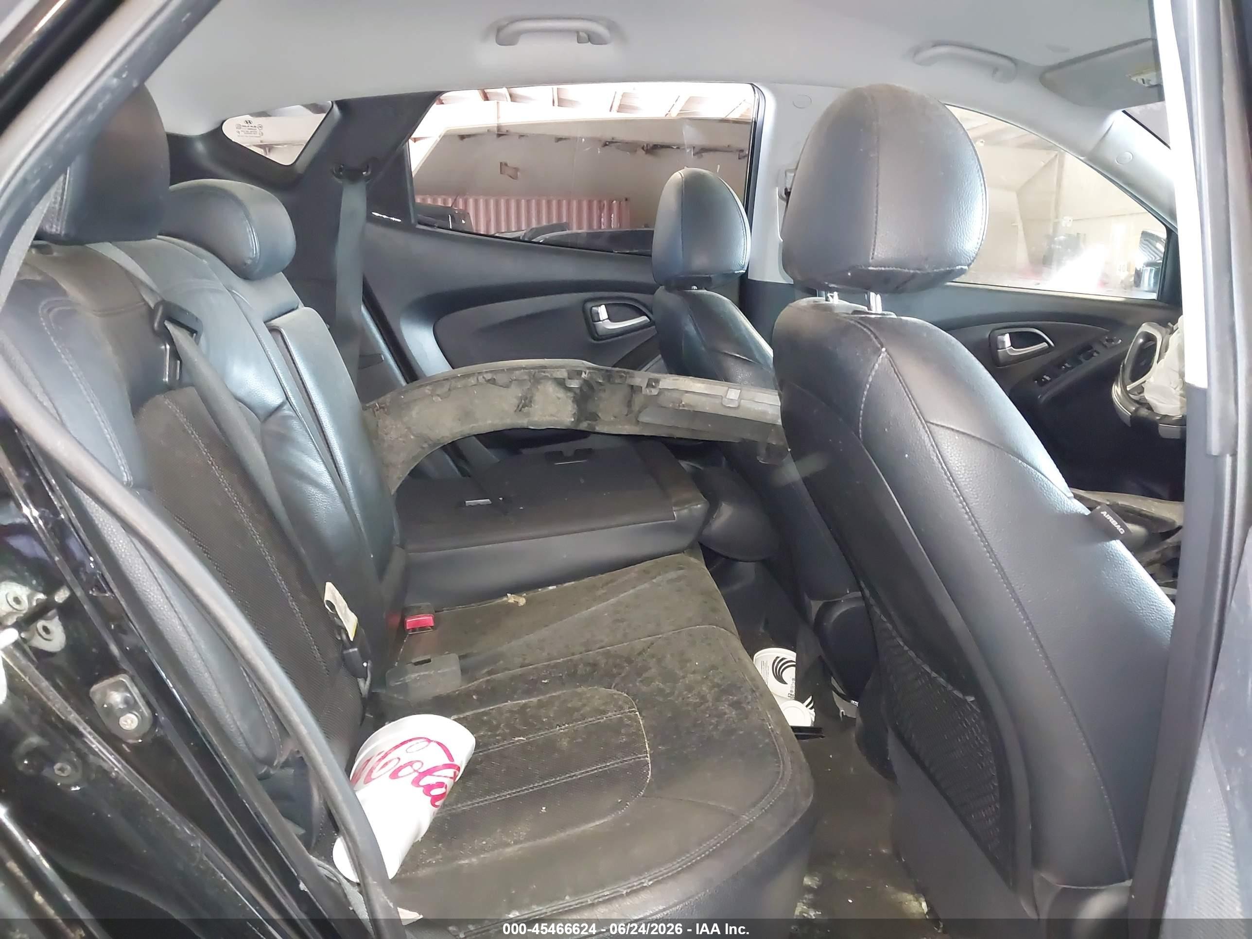 2011 Hyundai Tucson Limited Black vin: KM8JU3AC8BU295004