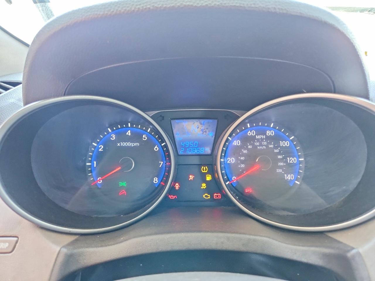 2012 Hyundai Tucson Gls Black vin: KM8JU3AC8CU339181