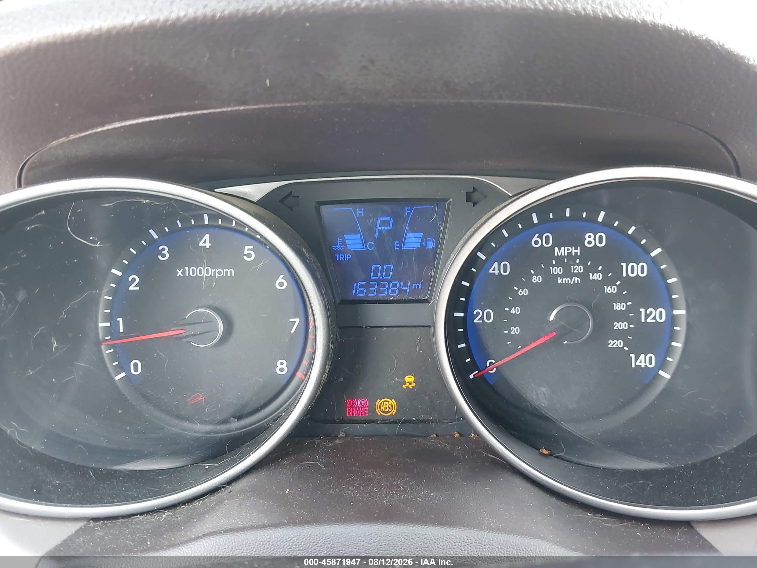 2012 Hyundai Tucson Gls Brown vin: KM8JU3AC8CU340864