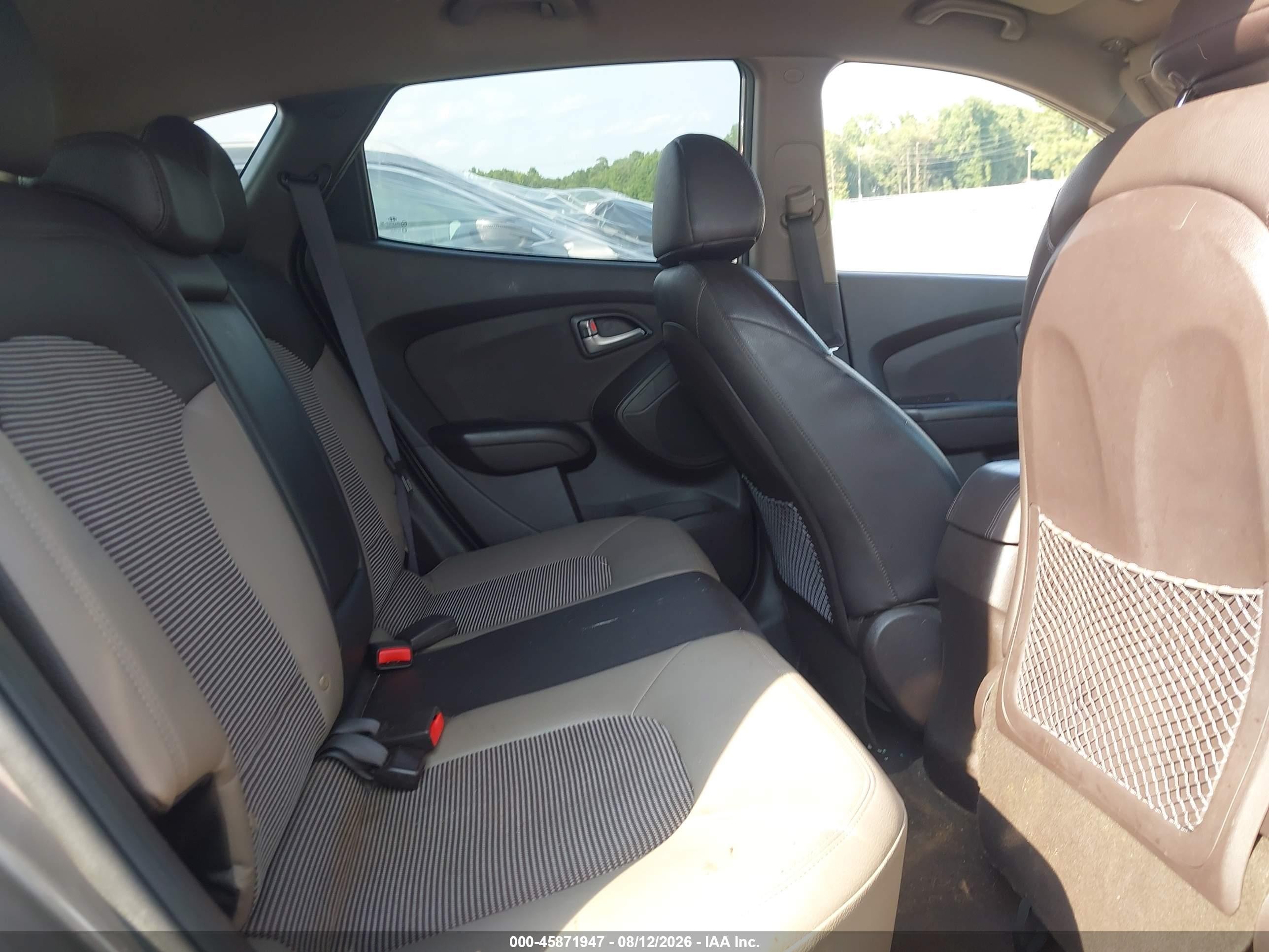 2012 Hyundai Tucson Gls Brown vin: KM8JU3AC8CU340864