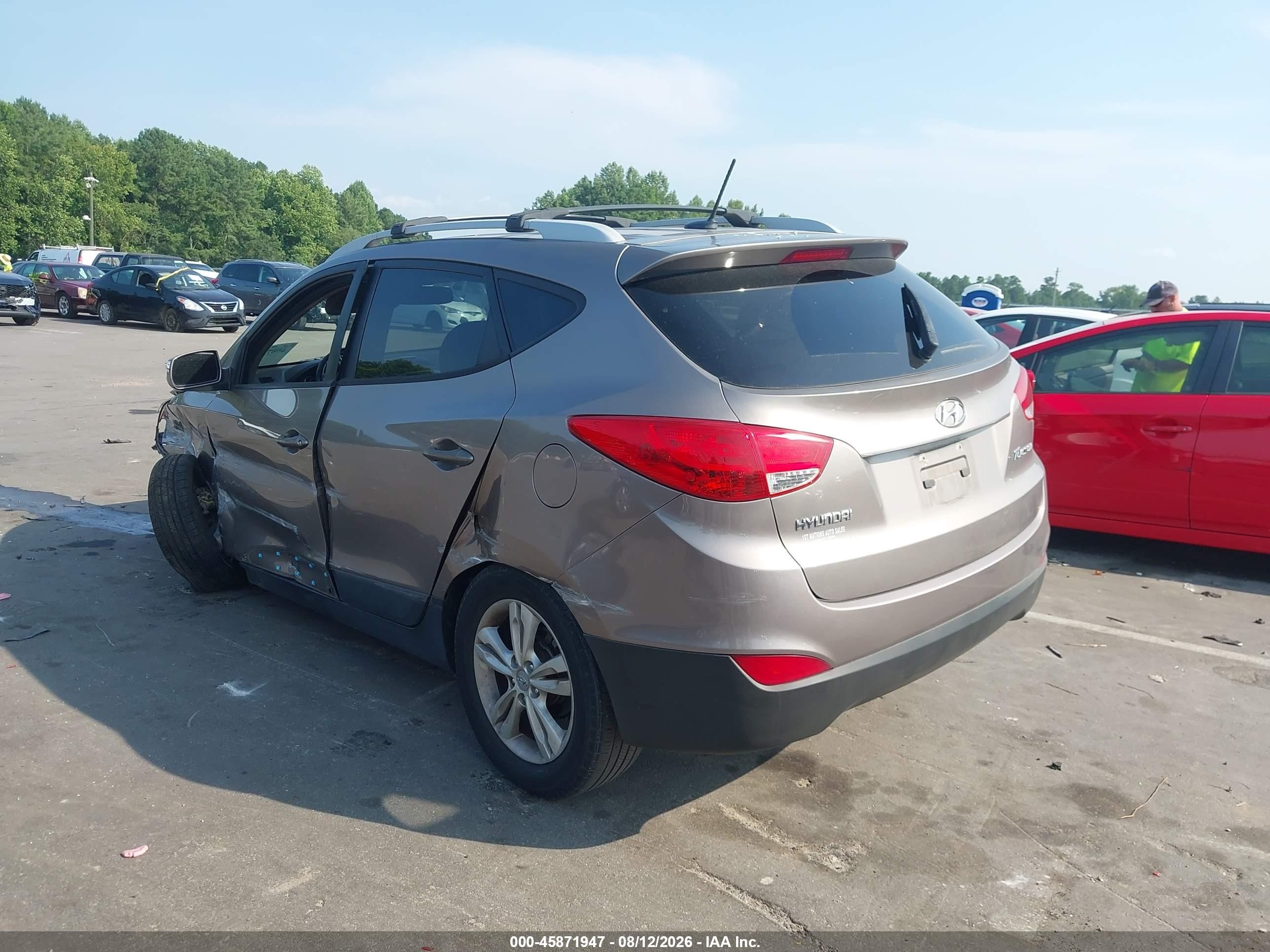 2012 Hyundai Tucson Gls Brown vin: KM8JU3AC8CU340864