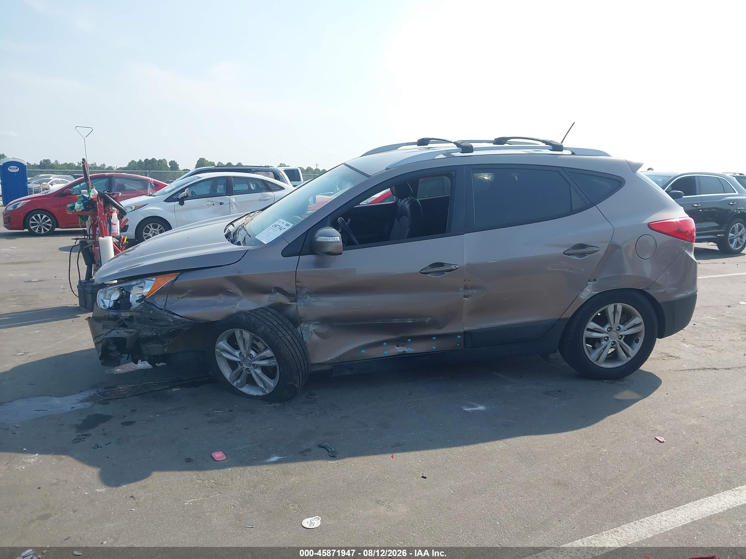 2012 Hyundai Tucson Gls Brown vin: KM8JU3AC8CU340864