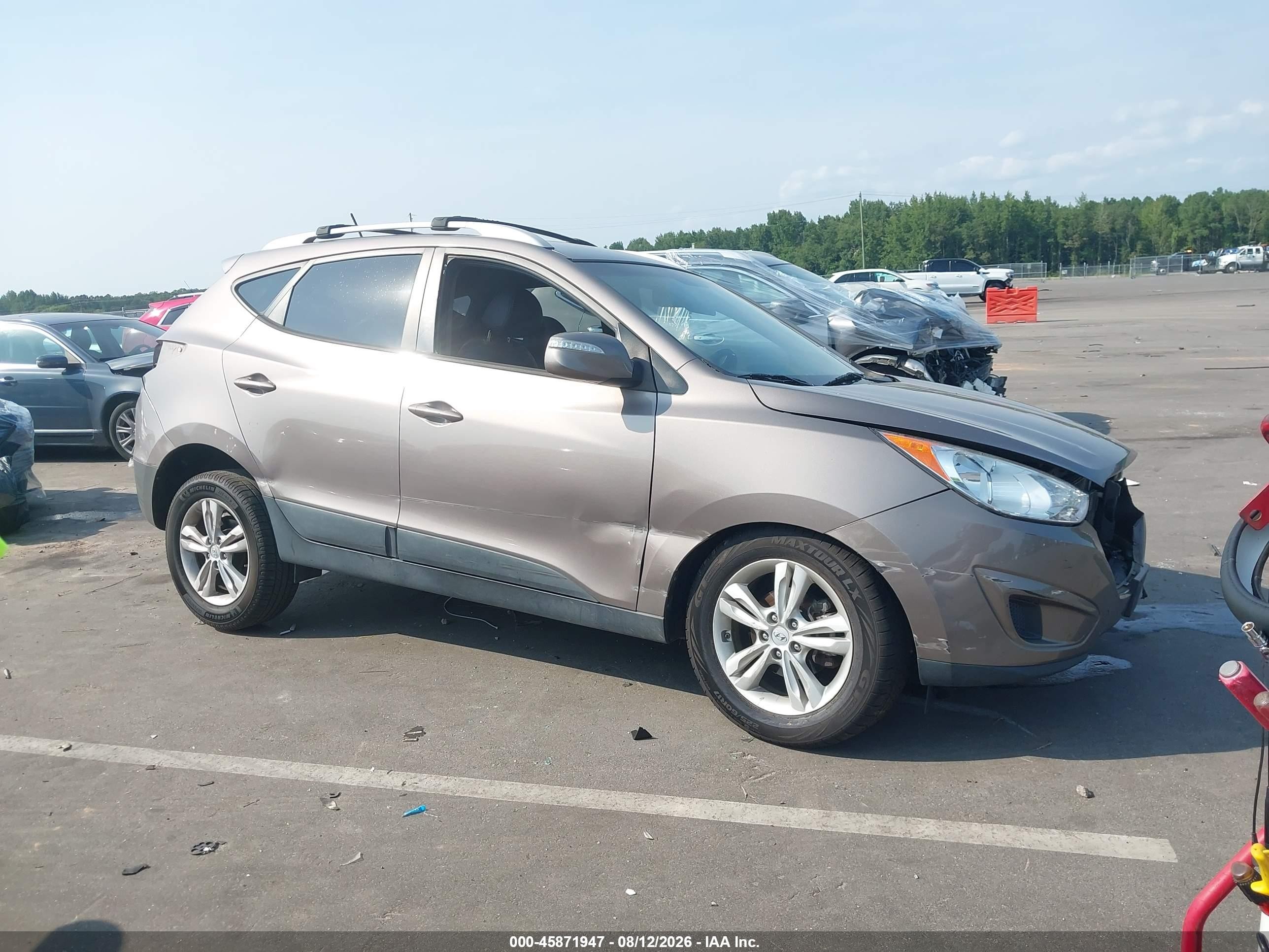 2012 Hyundai Tucson Gls Brown vin: KM8JU3AC8CU340864
