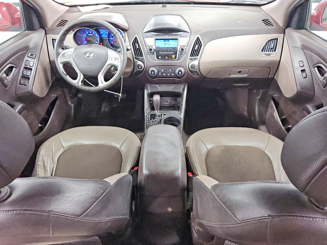 2012 Hyundai Tucson Gls Red vin: KM8JU3AC8CU345028