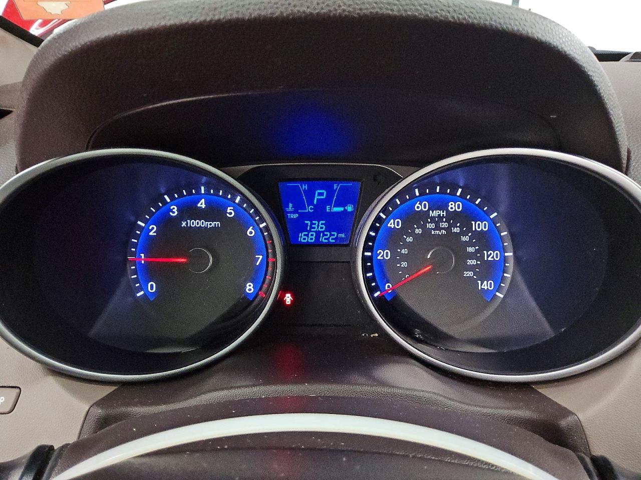 2012 Hyundai Tucson Gls Red vin: KM8JU3AC8CU345028