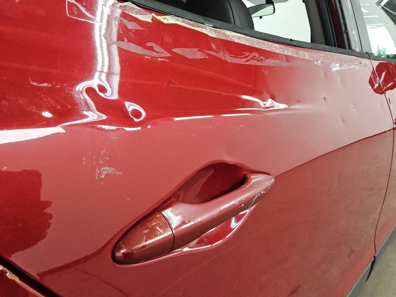 2012 Hyundai Tucson Gls Red vin: KM8JU3AC8CU345028 Damage: Right Rear Door, Hail Damage, 10 Or More