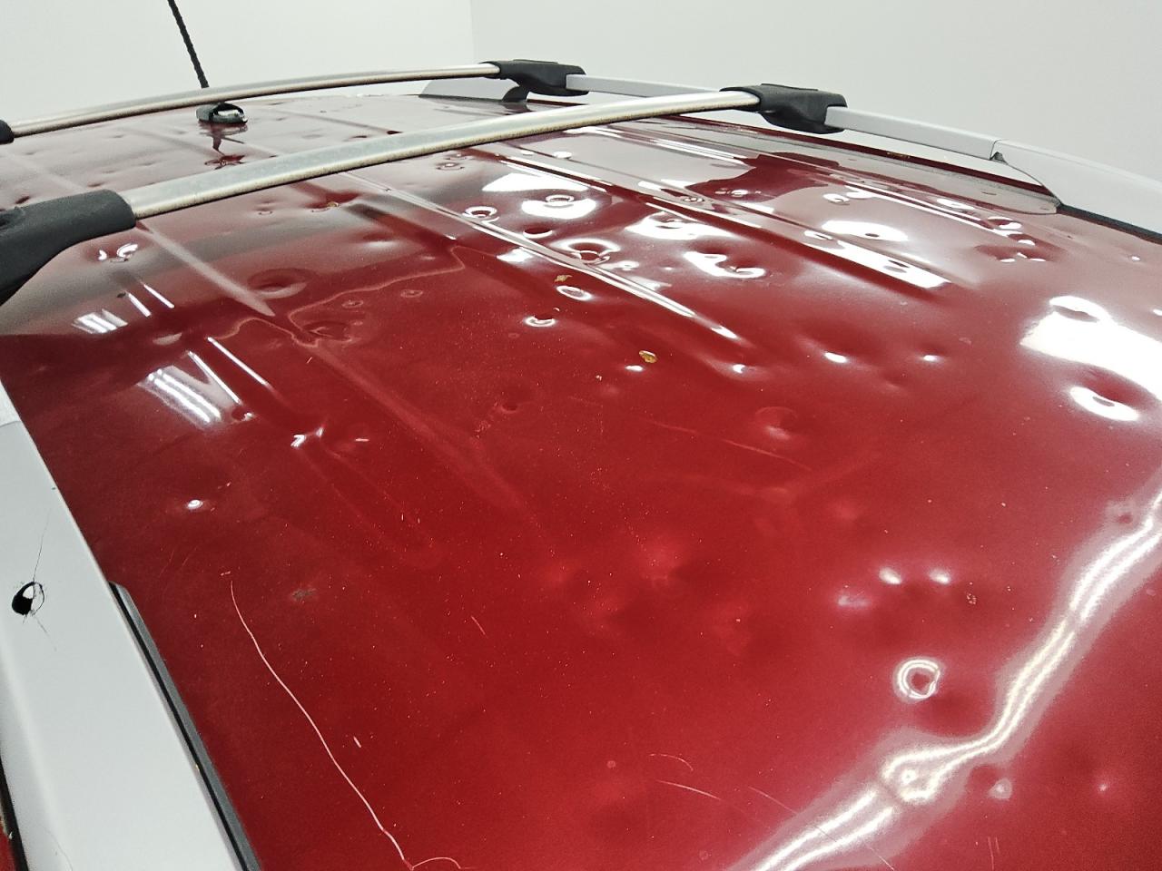 2012 Hyundai Tucson Gls Red vin: KM8JU3AC8CU345028 Damage: Roof Panel, Hail Damage, 10 Or More