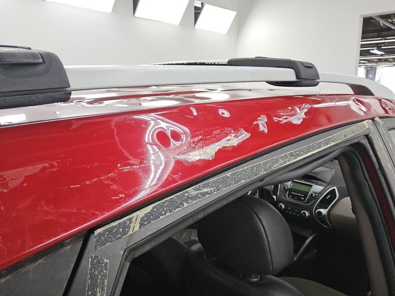 2012 Hyundai Tucson Gls Red vin: KM8JU3AC8CU345028 Damage: Right Drip Rail, Hail Damage, 10 Or More