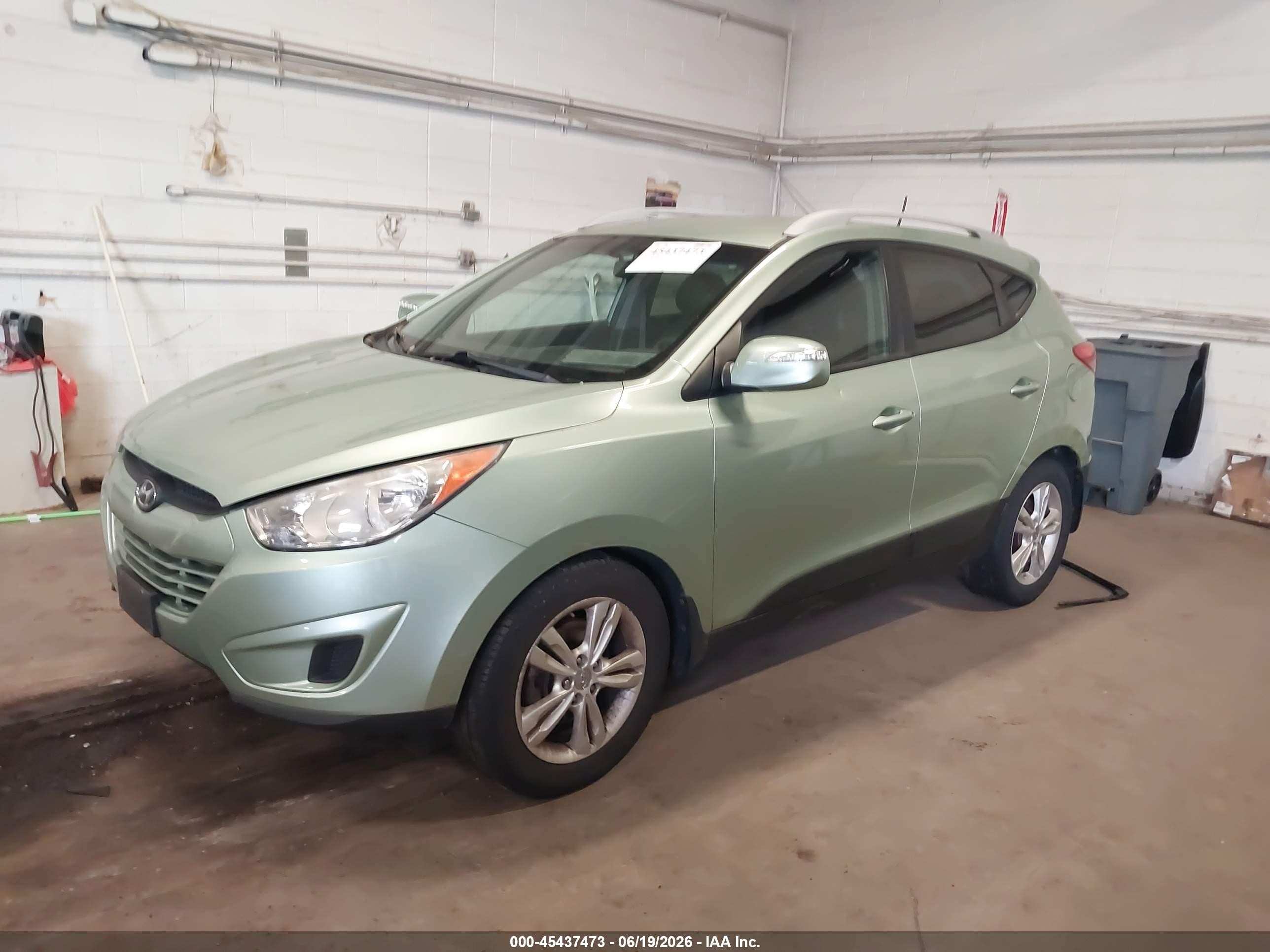 2012 Hyundai Tucson Gls Зеленый vin: KM8JU3AC8CU370561