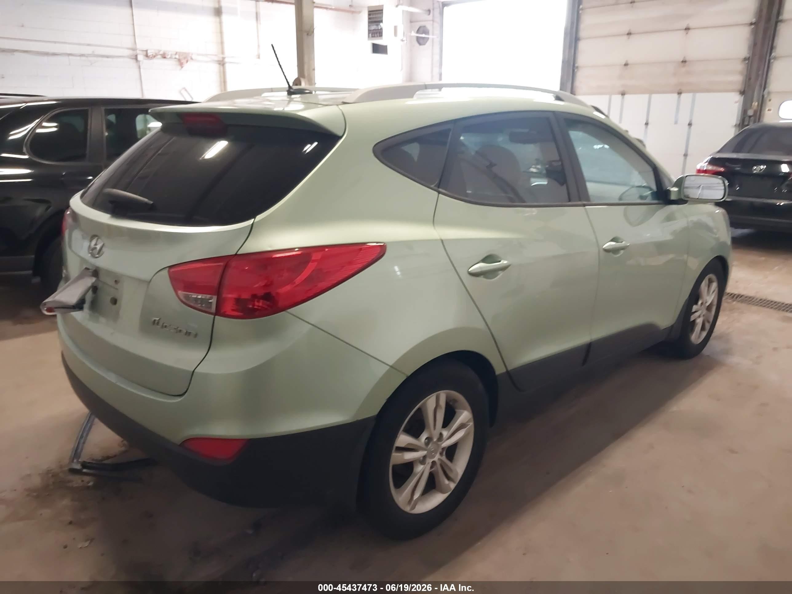 2012 Hyundai Tucson Gls Зеленый vin: KM8JU3AC8CU370561