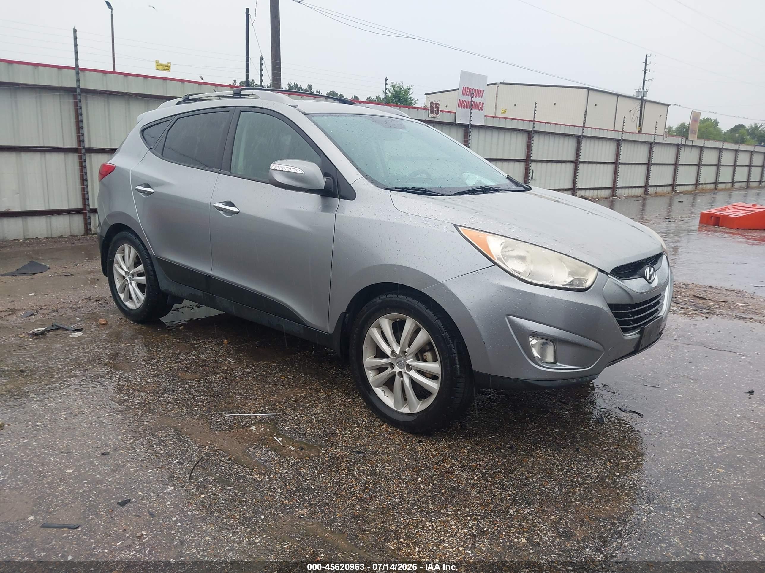 2012 Hyundai Tucson Limited Gray vin: KM8JU3AC8CU376134