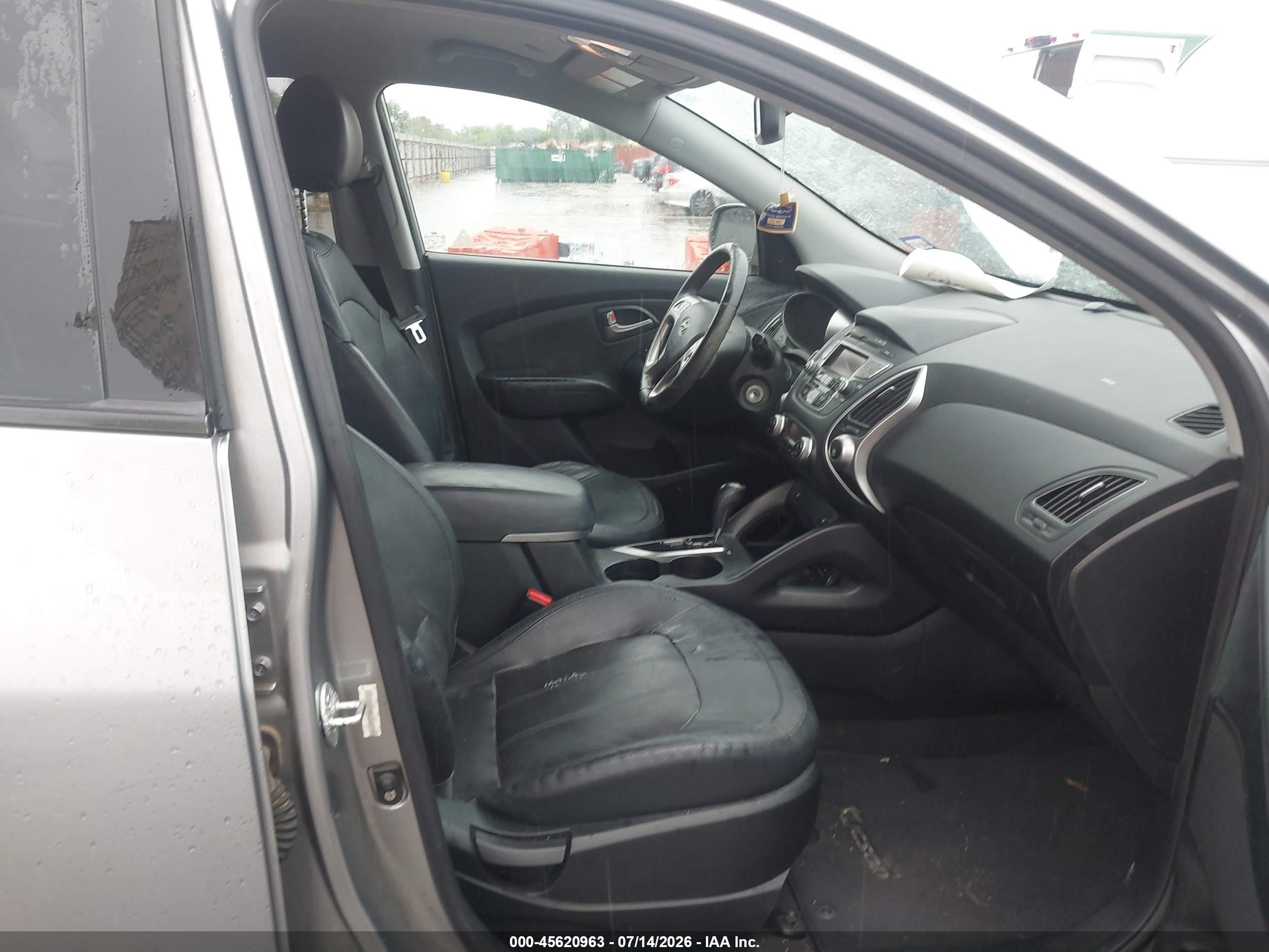 2012 Hyundai Tucson Limited Gray vin: KM8JU3AC8CU376134