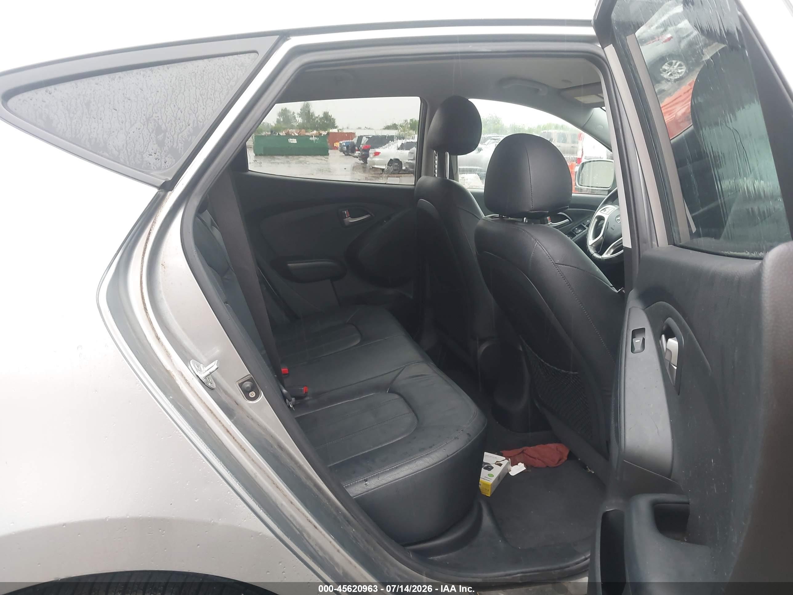 2012 Hyundai Tucson Limited Gray vin: KM8JU3AC8CU376134