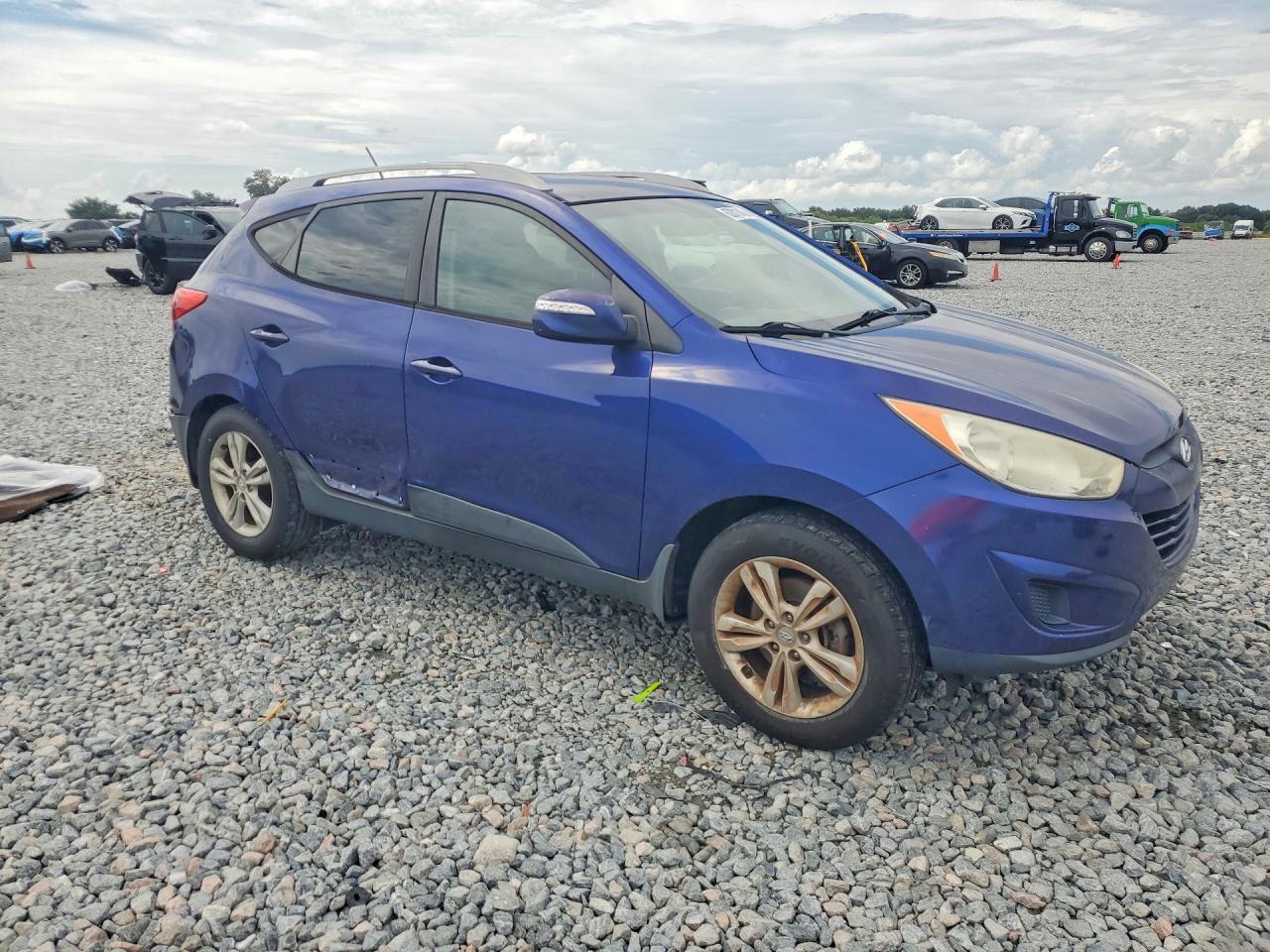 2012 Hyundai Tucson Gls Blue vin: KM8JU3AC8CU391653