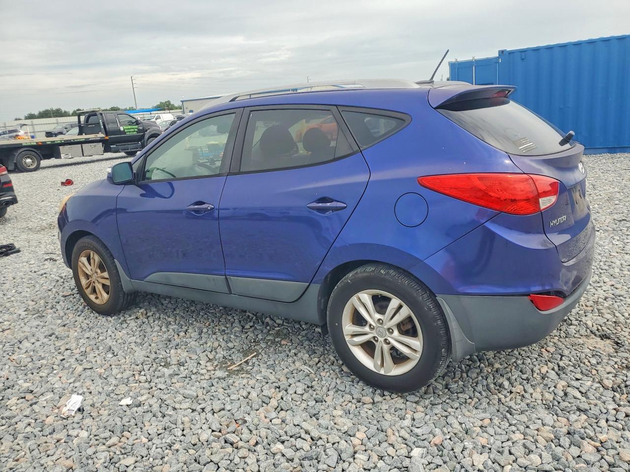2012 Hyundai Tucson Gls Blue vin: KM8JU3AC8CU391653