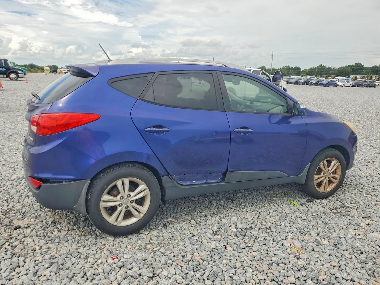 2012 Hyundai Tucson Gls Blue vin: KM8JU3AC8CU391653