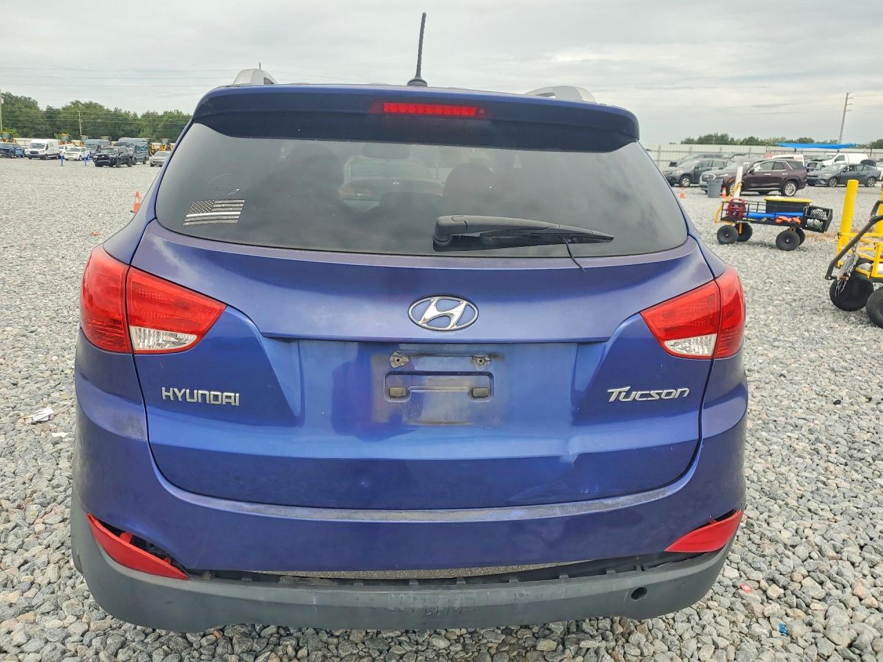 2012 Hyundai Tucson Gls Blue vin: KM8JU3AC8CU391653
