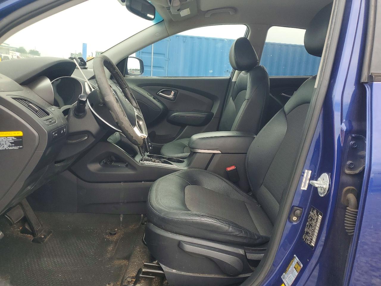 2012 Hyundai Tucson Gls Blue vin: KM8JU3AC8CU391653