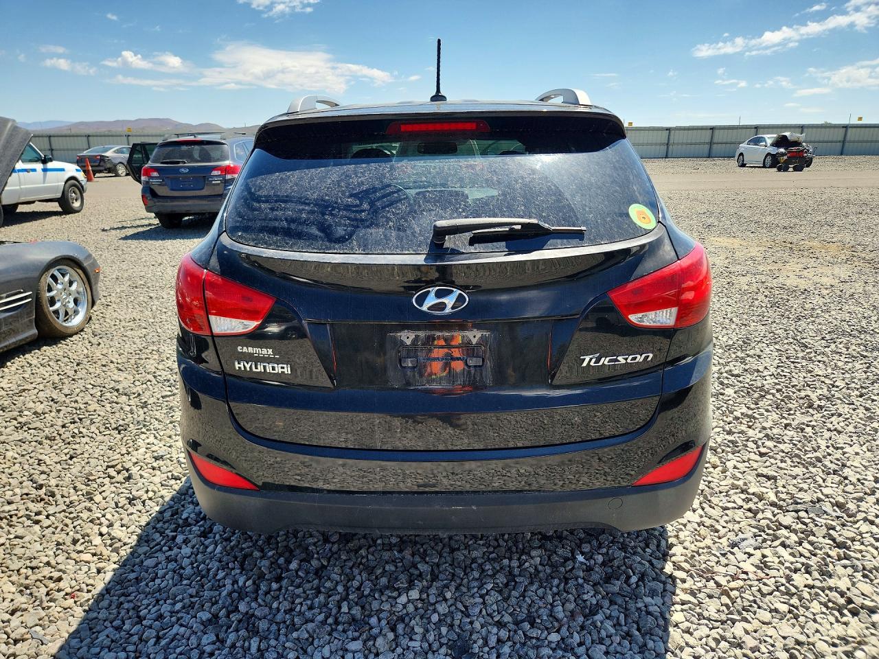 2012 Hyundai Tucson Gls Black vin: KM8JU3AC8CU407785