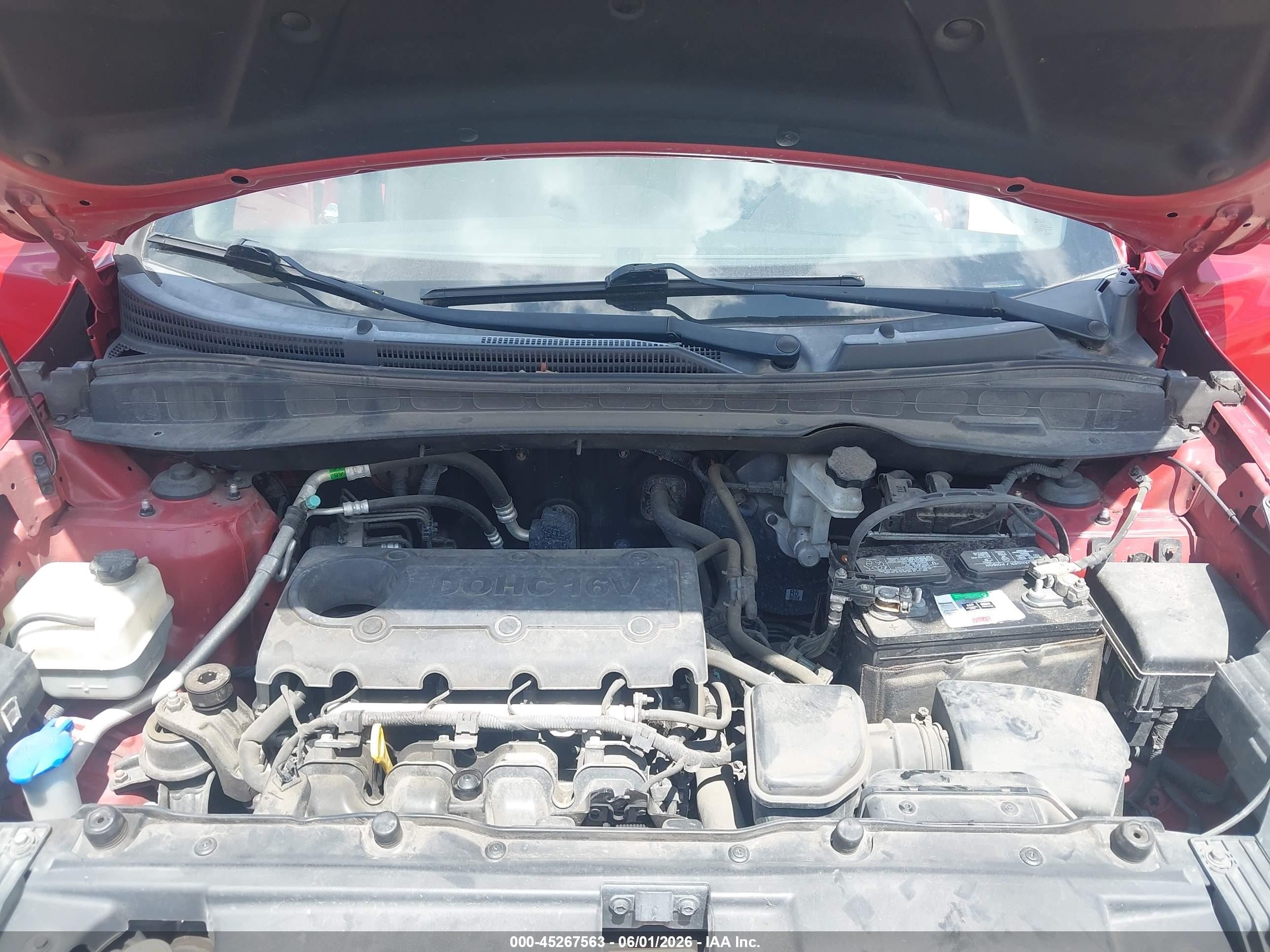 2012 Hyundai Tucson Gls Red vin: KM8JU3AC8CU433965