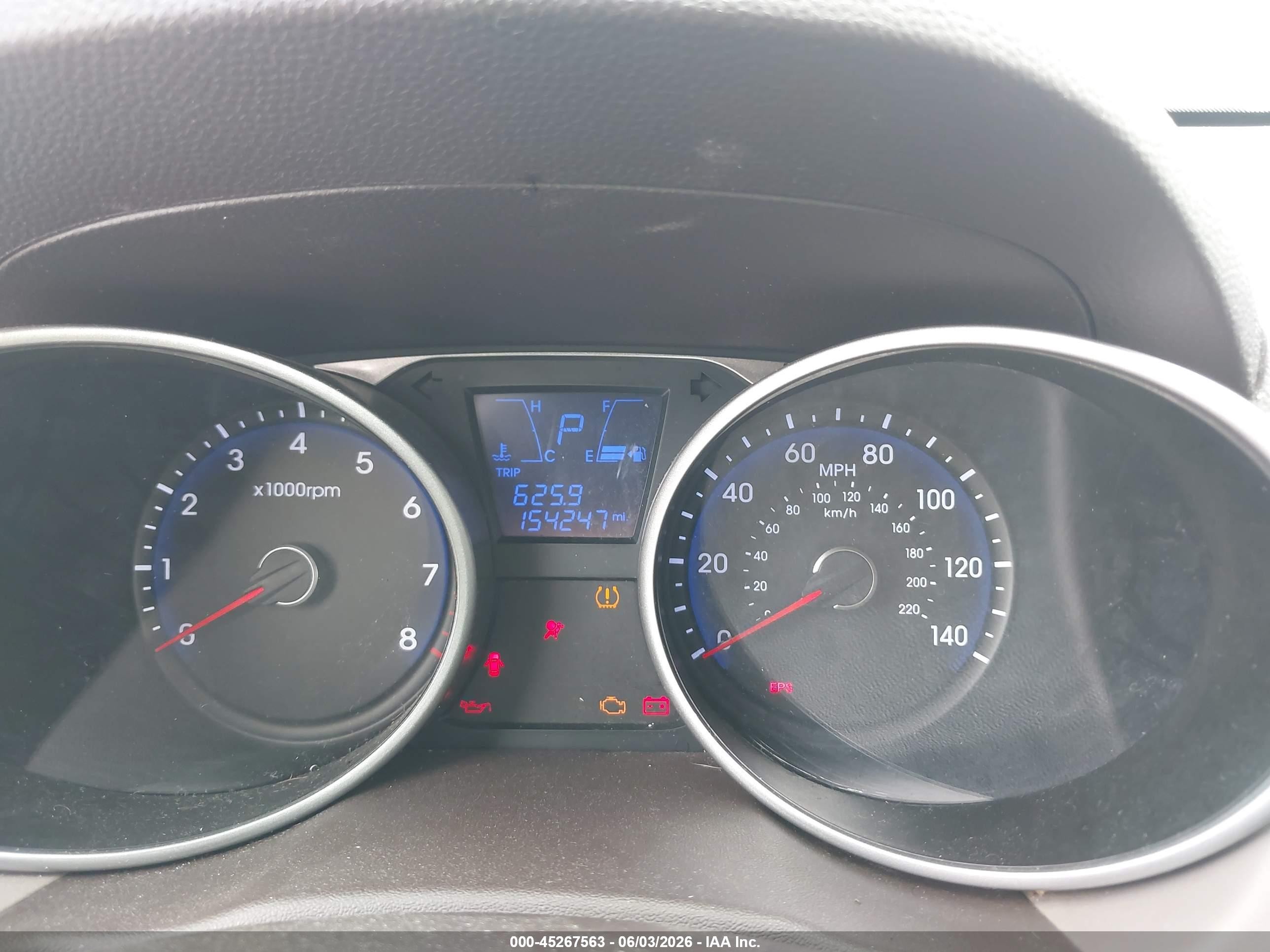 2012 Hyundai Tucson Gls Red vin: KM8JU3AC8CU433965