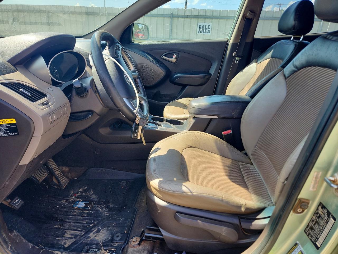 2012 Hyundai Tucson Gls Green vin: KM8JU3AC8CU454606