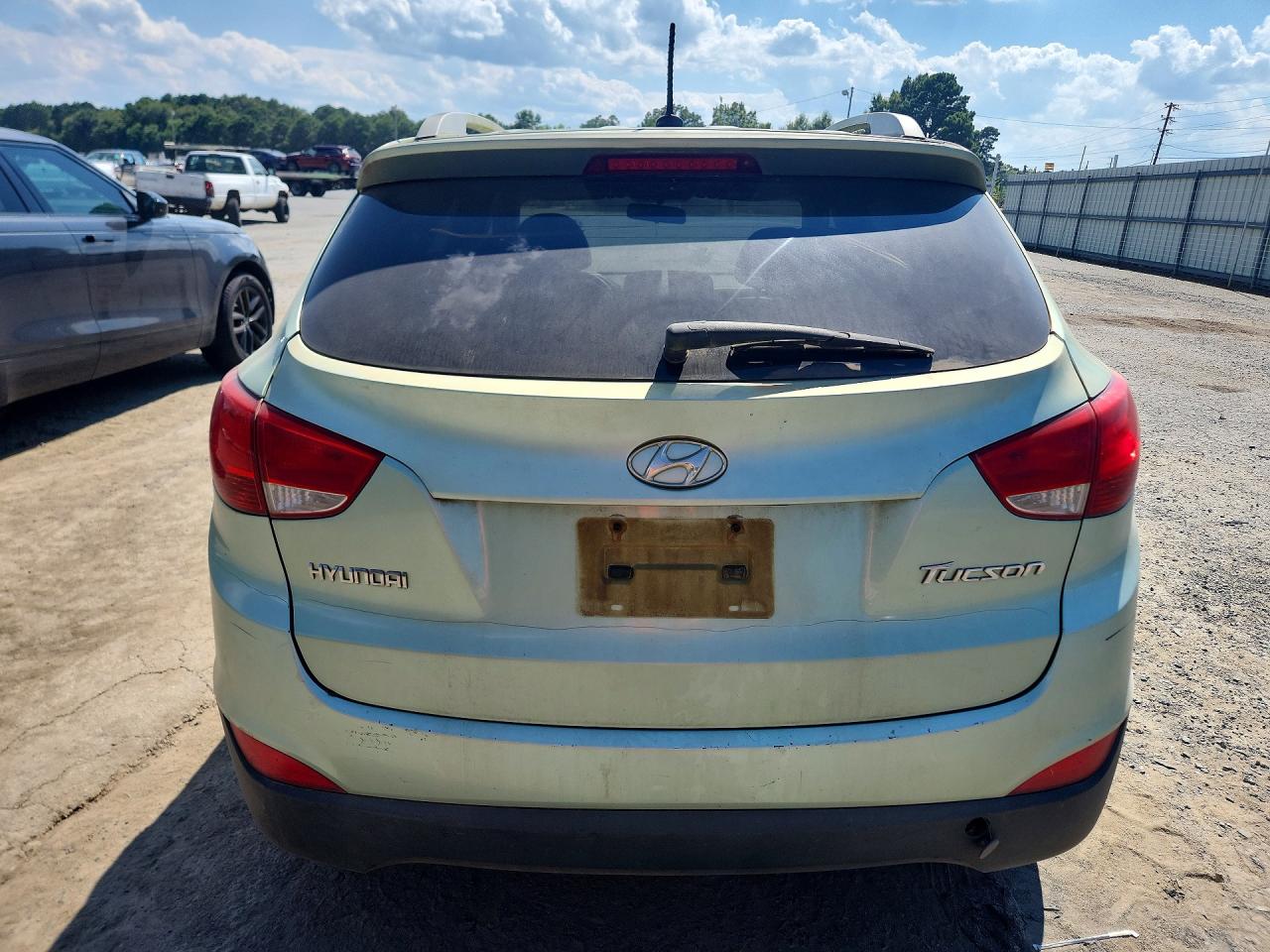 2012 Hyundai Tucson Gls Green vin: KM8JU3AC8CU454606