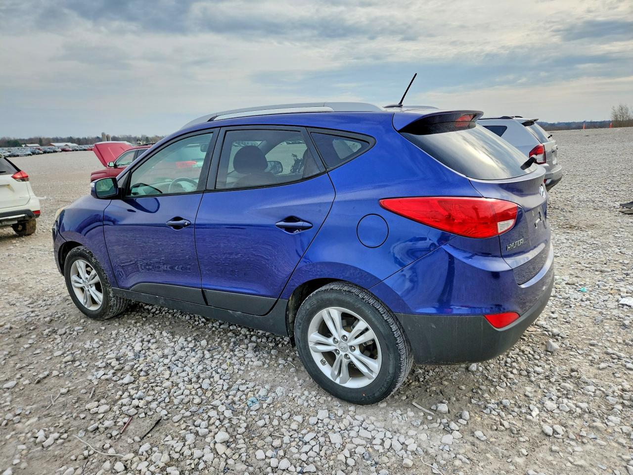 2012 Hyundai Tucson Gls Blue vin: KM8JU3AC8CU455304