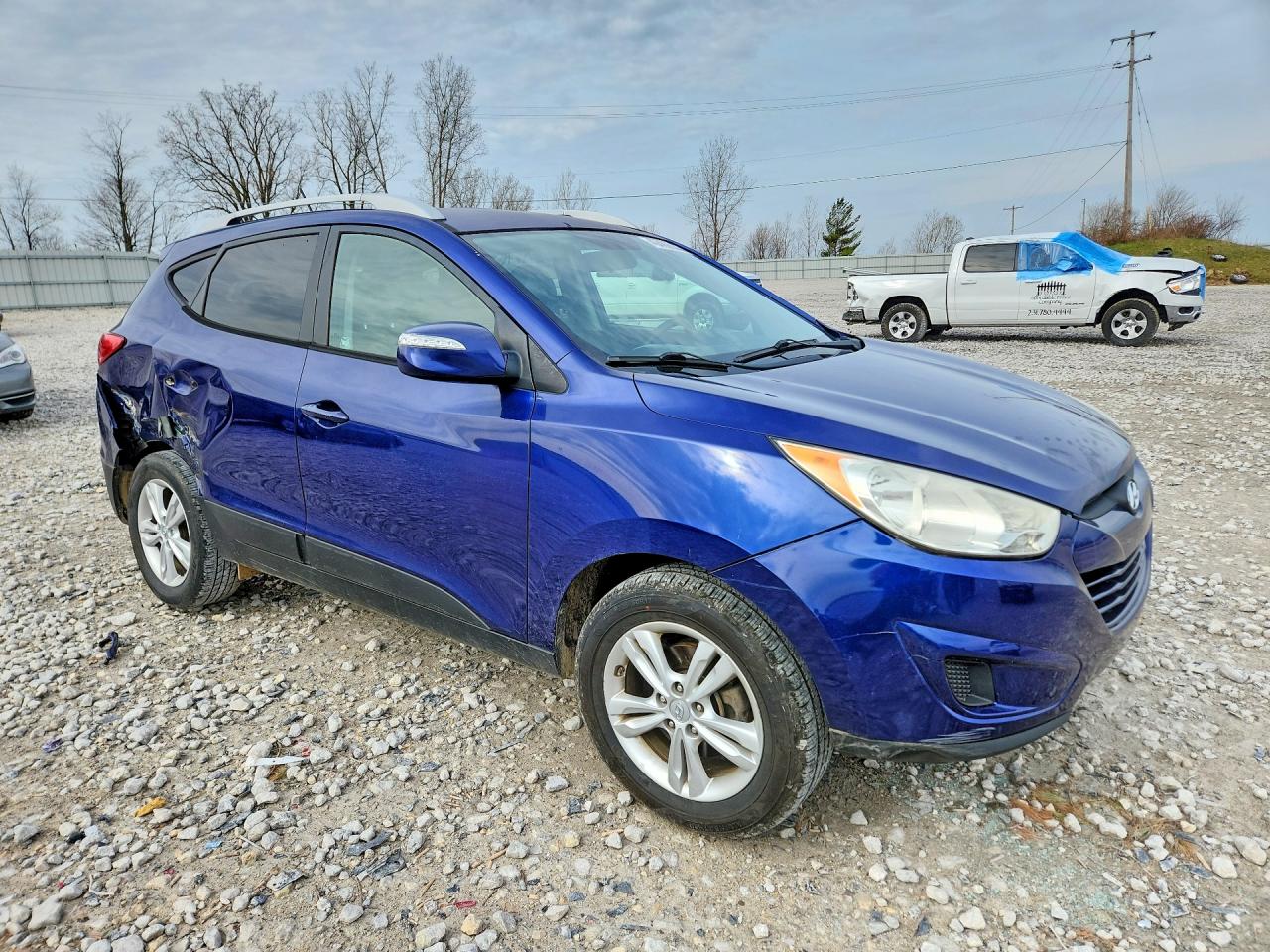 2012 Hyundai Tucson Gls Blue vin: KM8JU3AC8CU455304