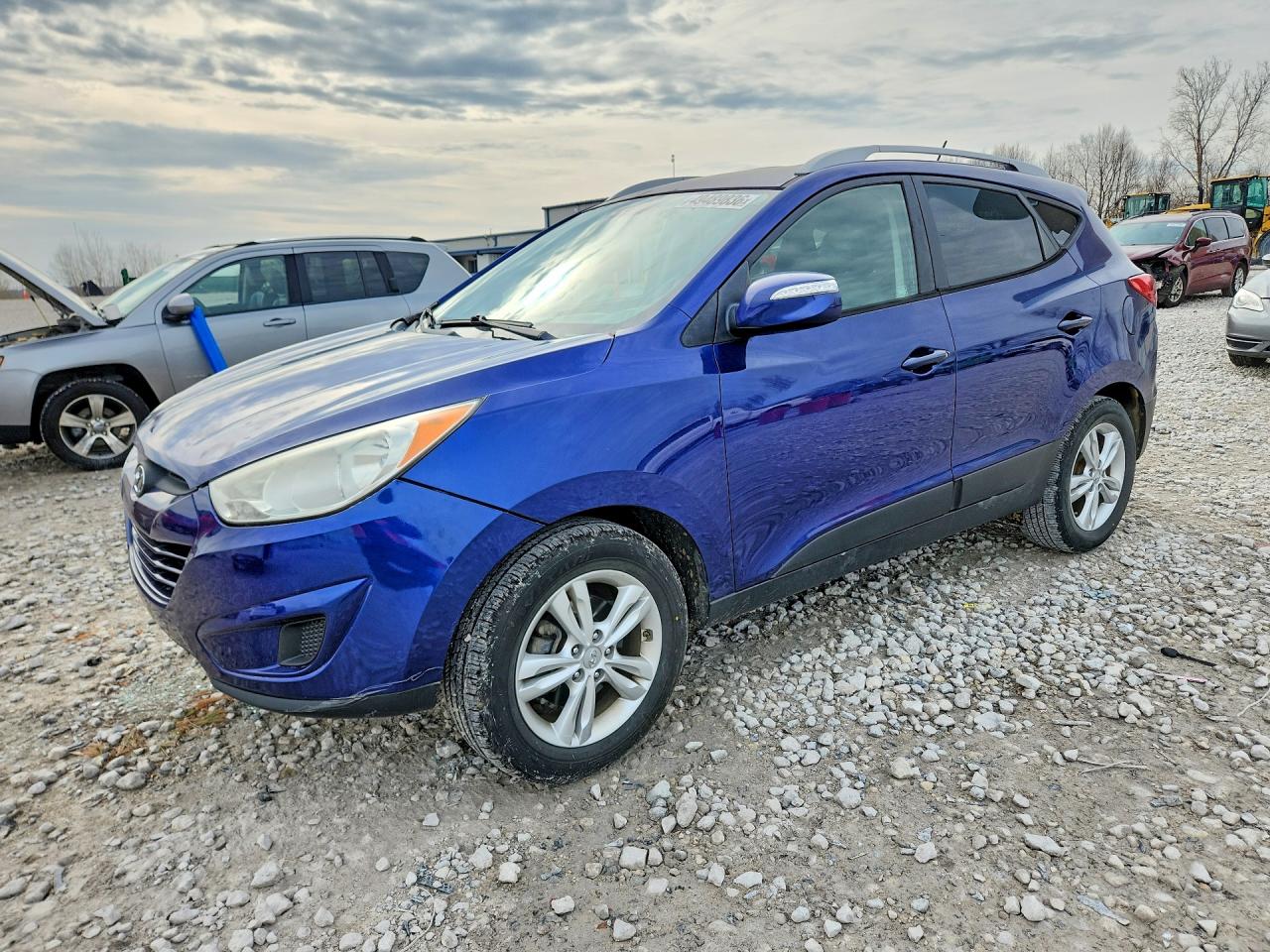 2012 Hyundai Tucson Gls Blue vin: KM8JU3AC8CU455304