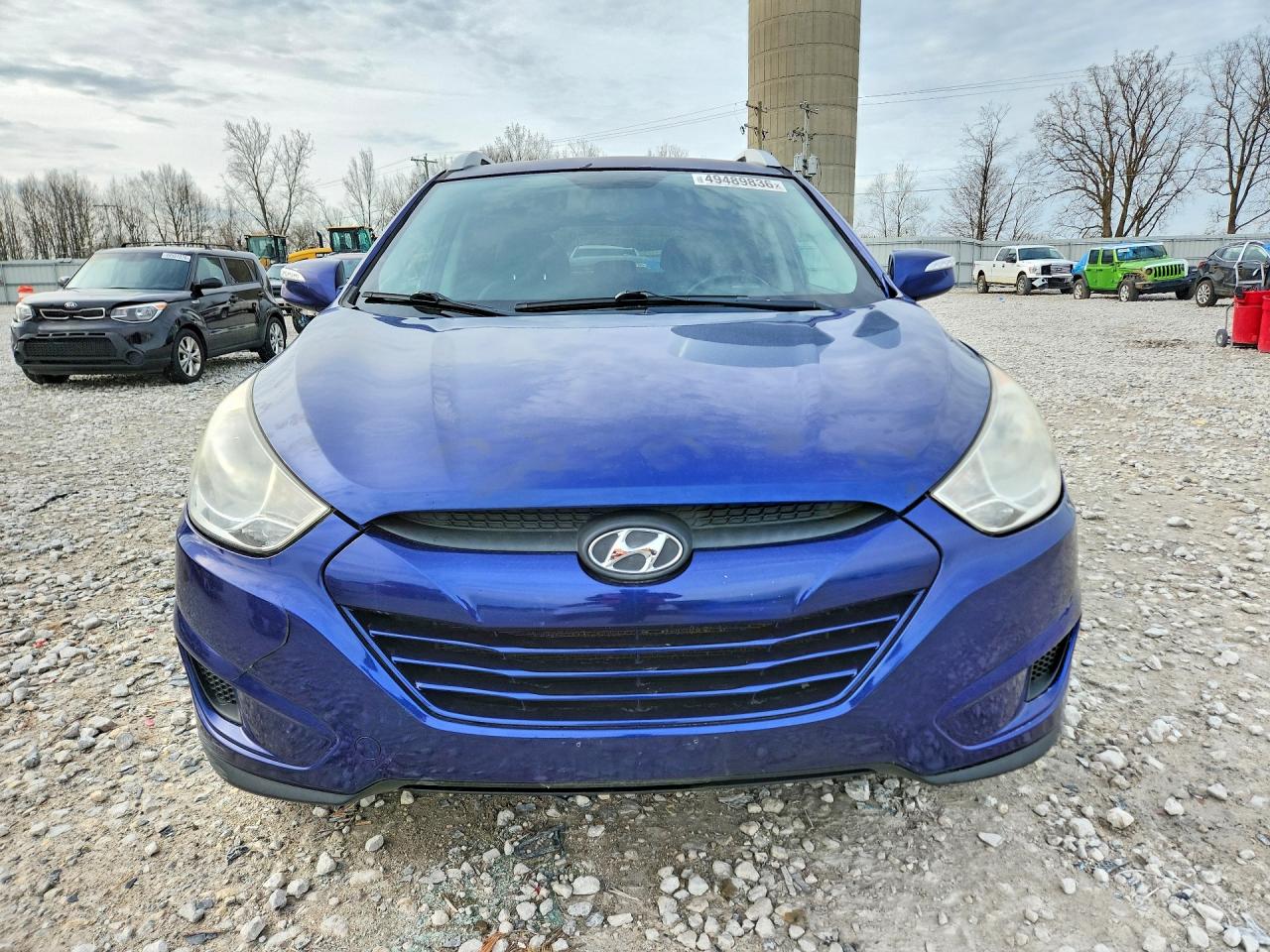 2012 Hyundai Tucson Gls Blue vin: KM8JU3AC8CU455304