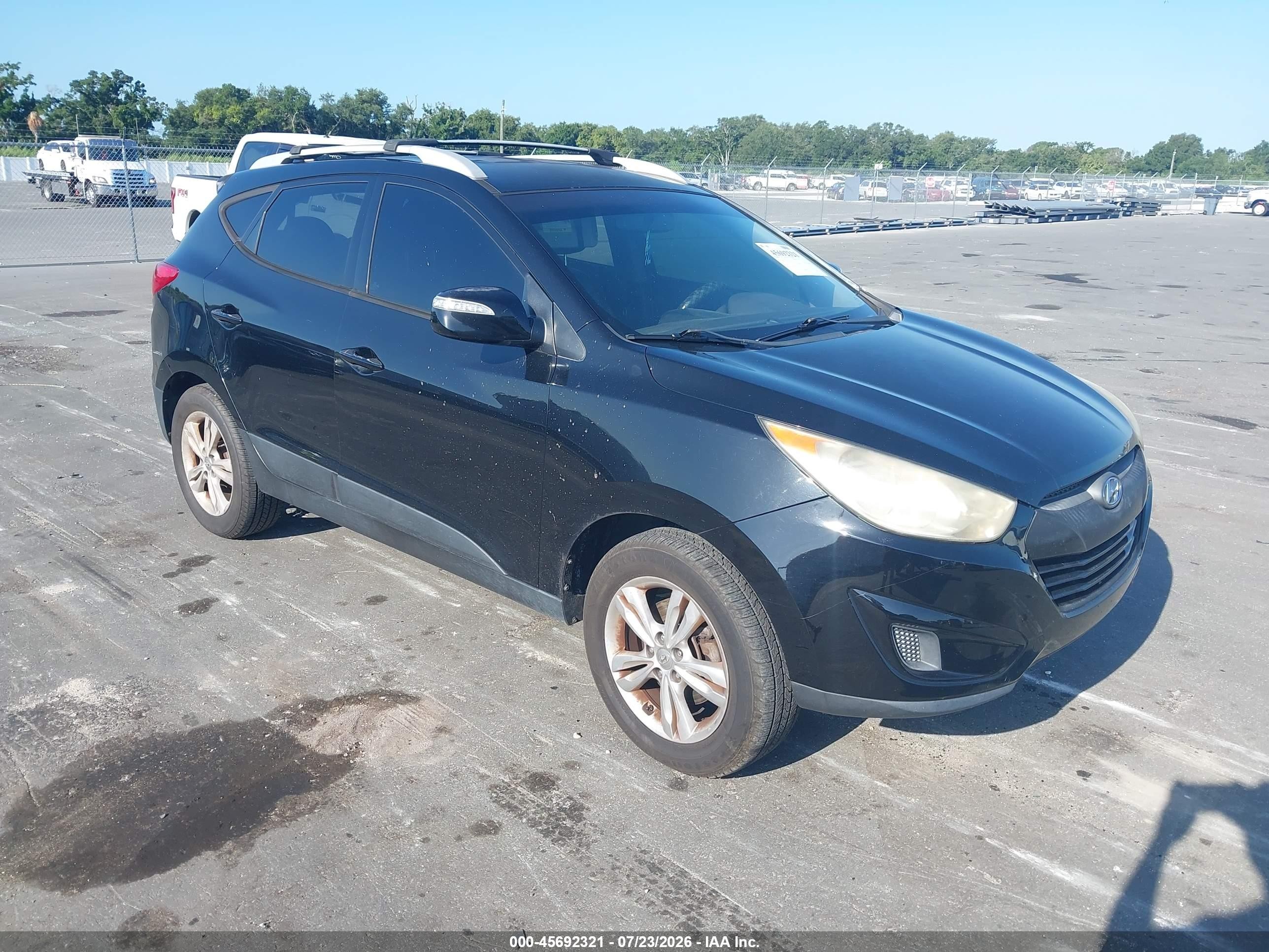 2012 Hyundai Tucson Gls Черный vin: KM8JU3AC8CU467839