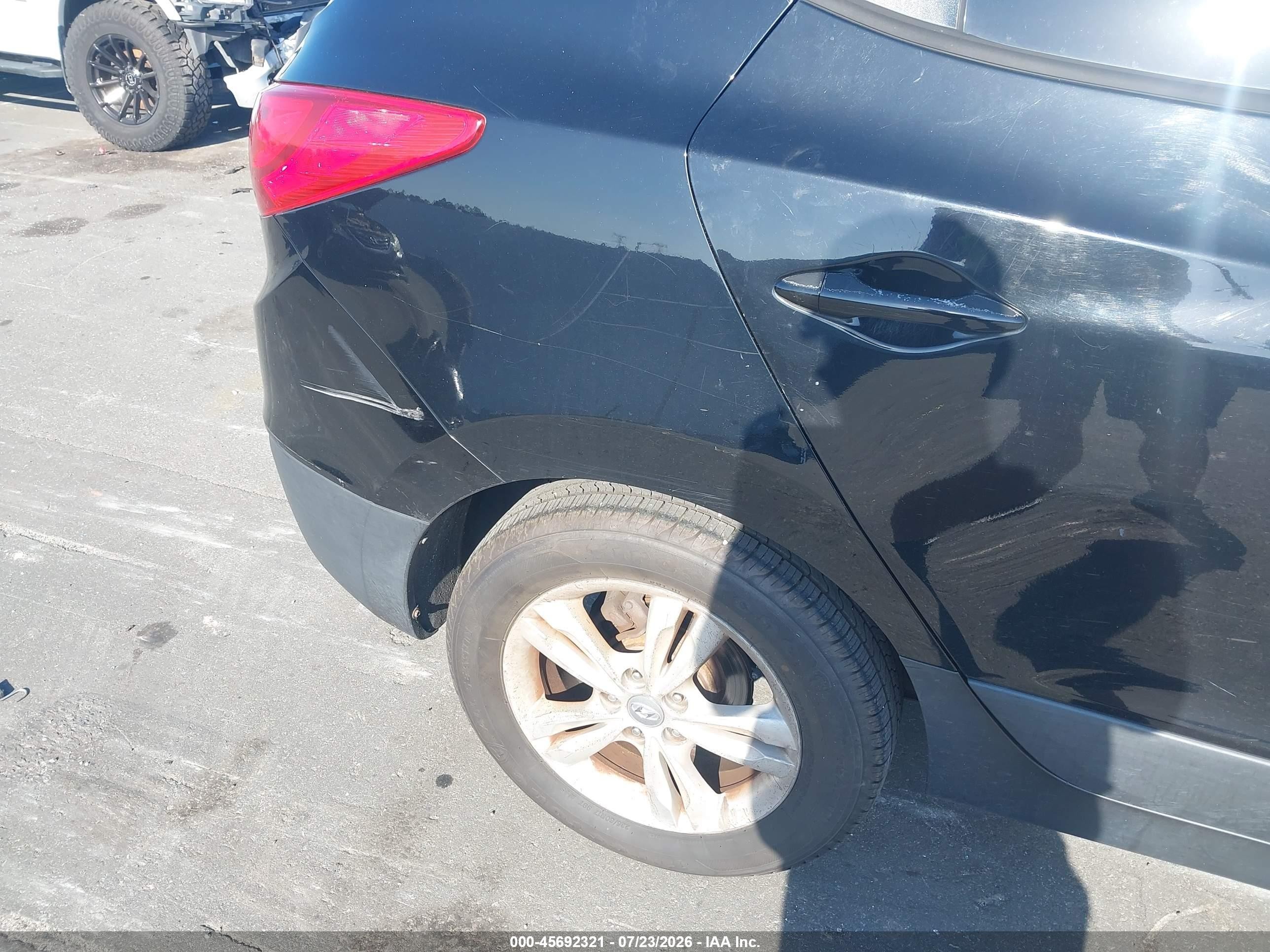 2012 Hyundai Tucson Gls Black vin: KM8JU3AC8CU467839