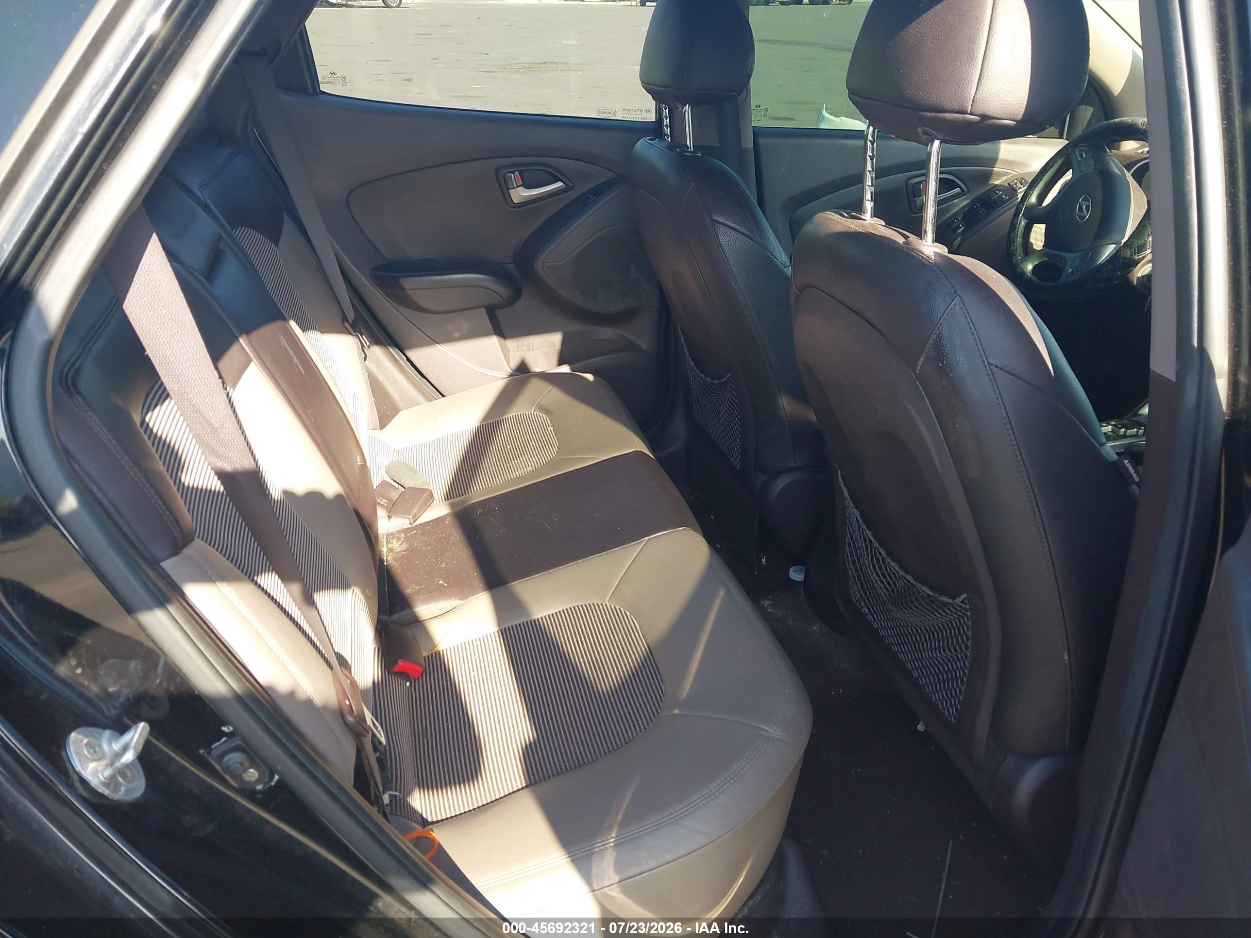 2012 Hyundai Tucson Gls Black vin: KM8JU3AC8CU467839