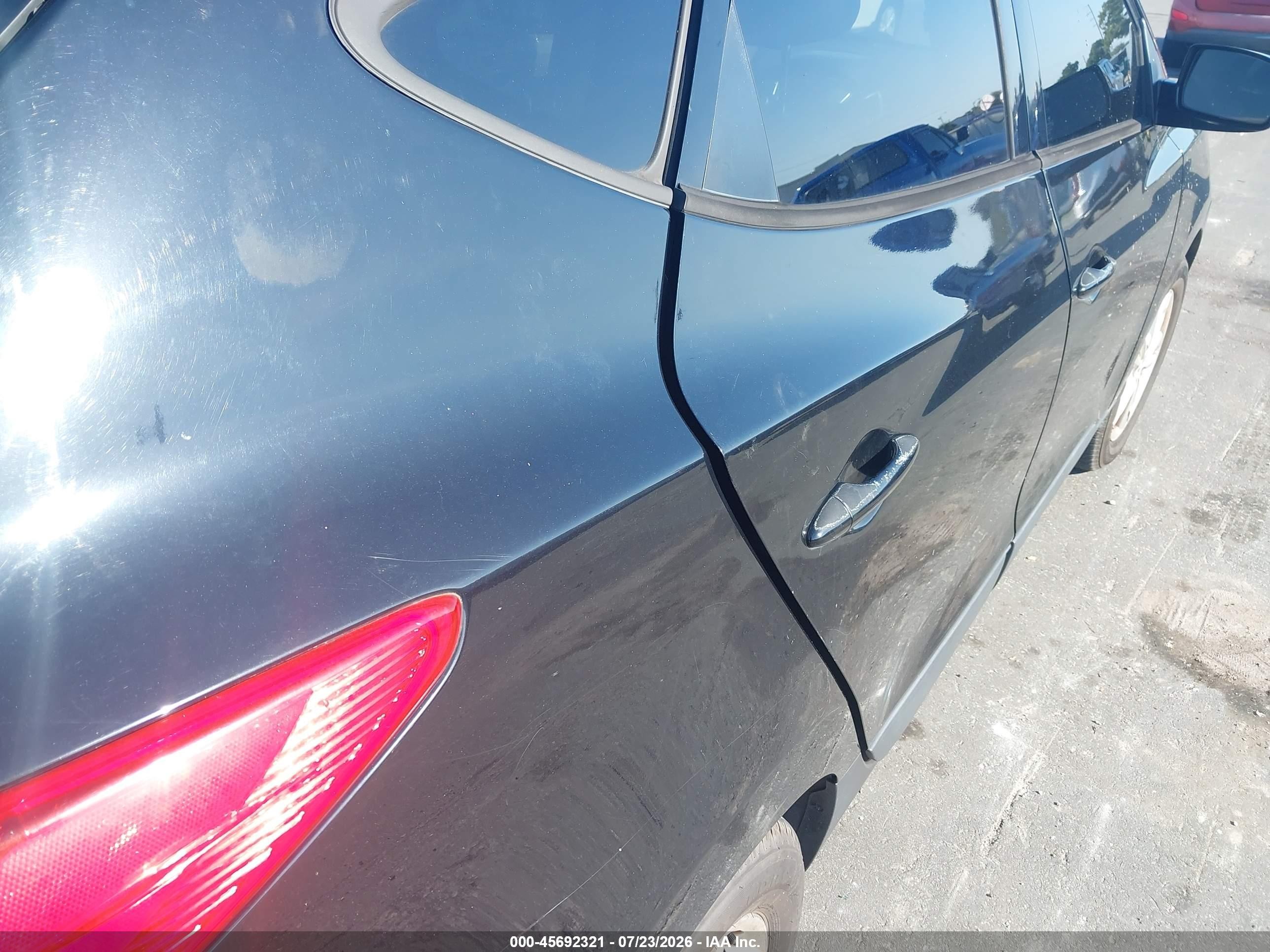 2012 Hyundai Tucson Gls Black vin: KM8JU3AC8CU467839