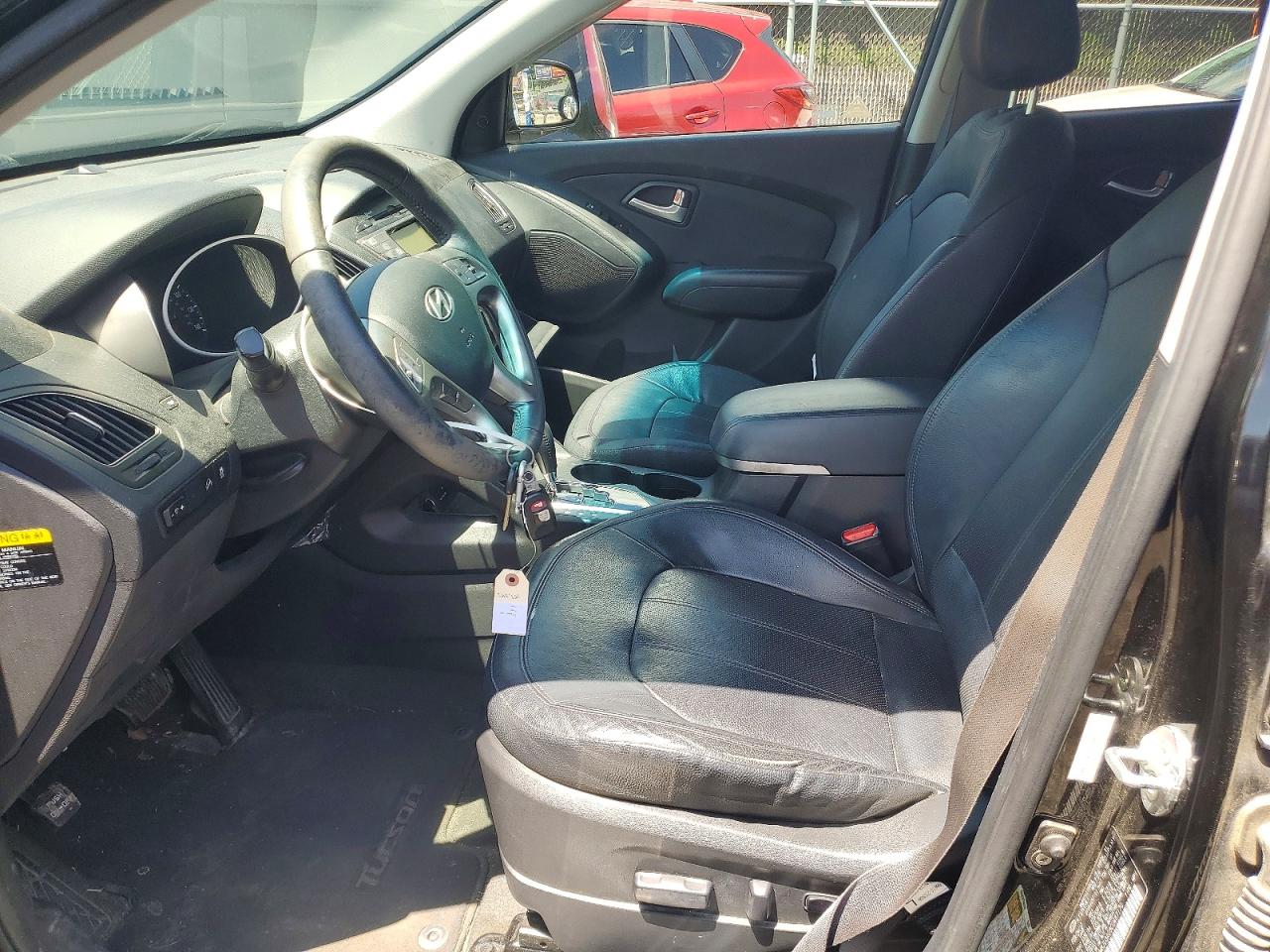 2012 Hyundai Tucson Limited Black vin: KM8JU3AC8CU487170