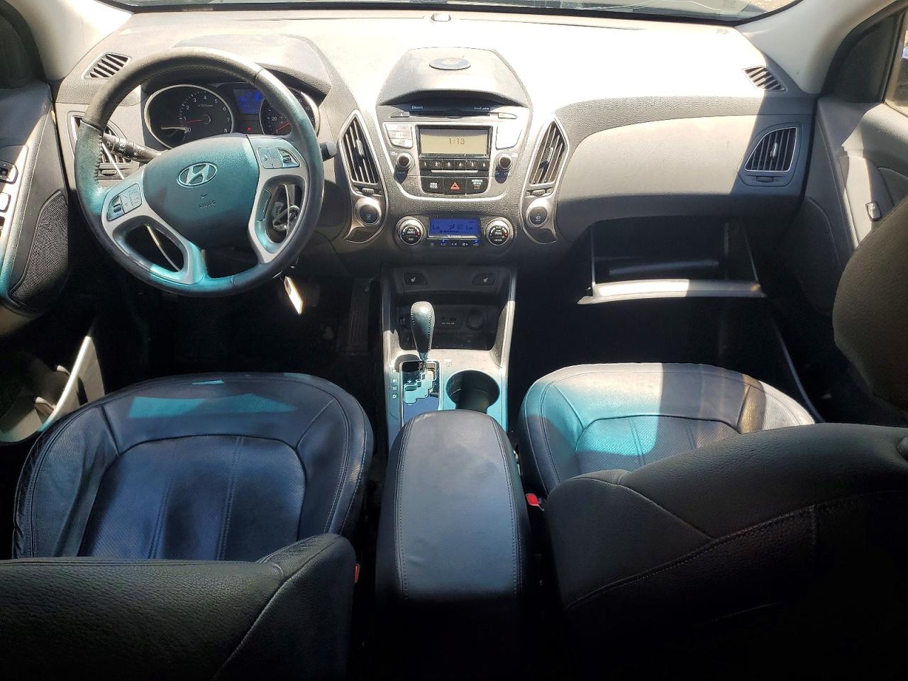 2012 Hyundai Tucson Limited Black vin: KM8JU3AC8CU487170