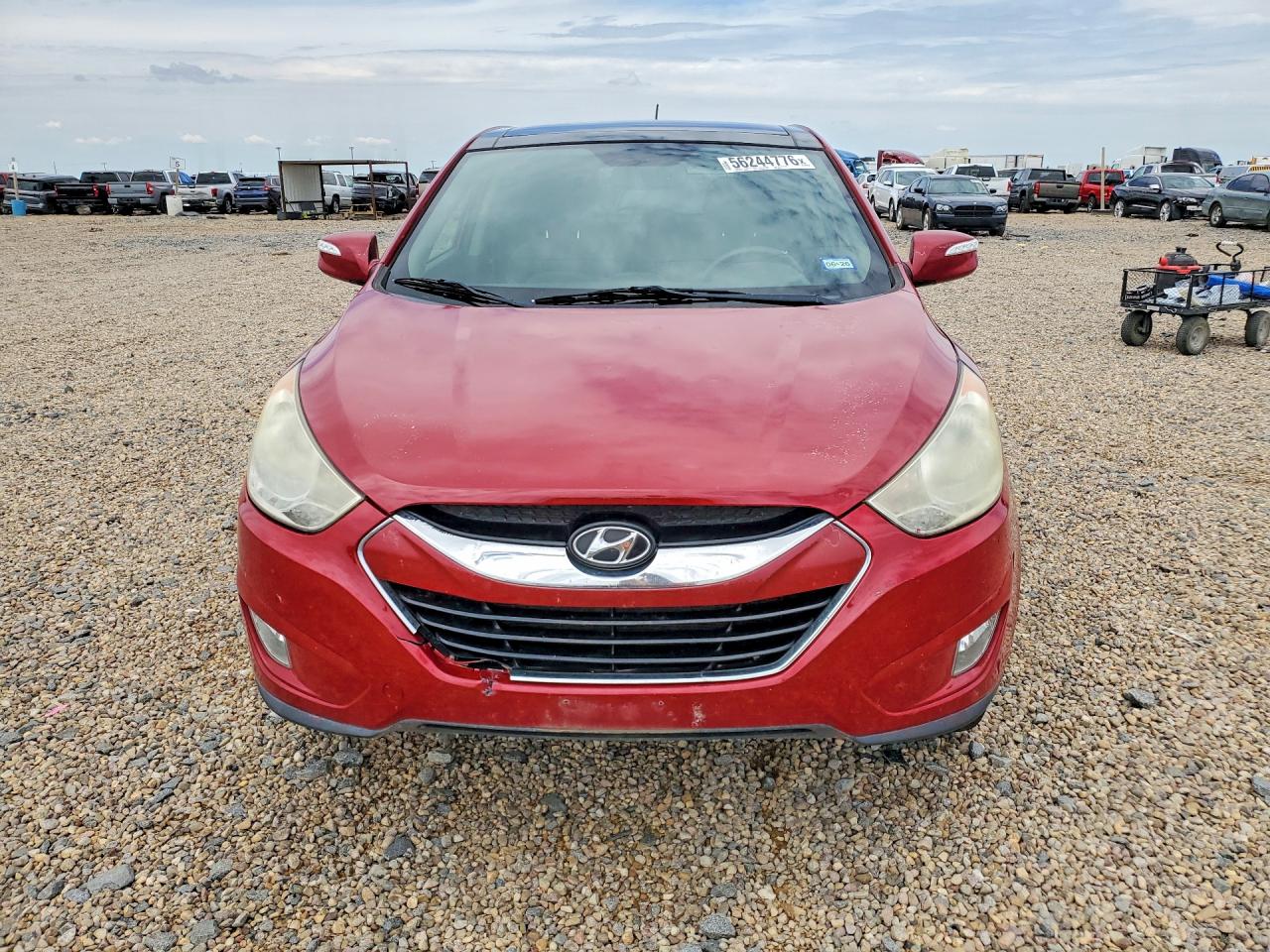 2012 Hyundai Tucson Limited Red vin: KM8JU3AC8CU489761