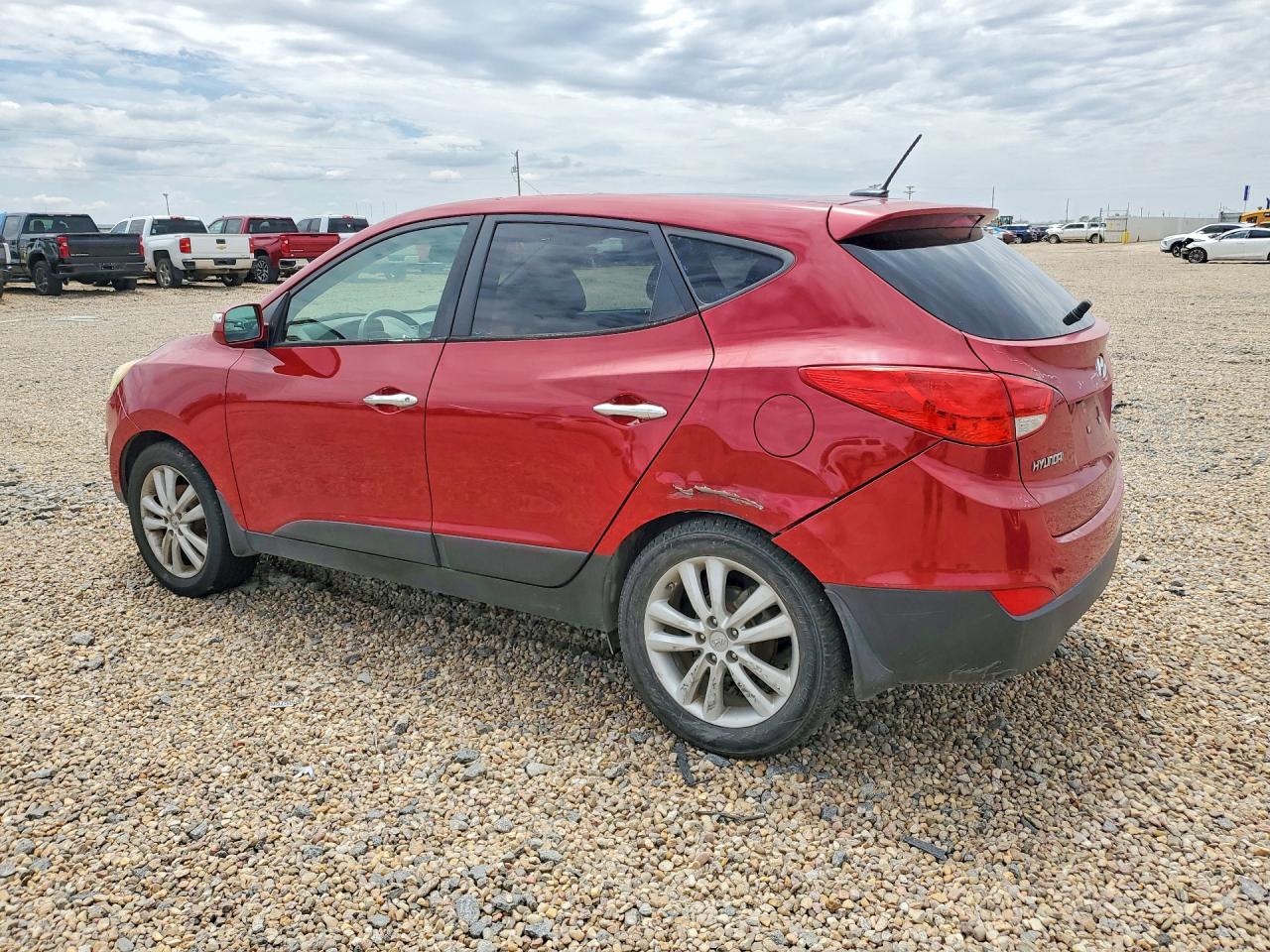 2012 Hyundai Tucson Limited Red vin: KM8JU3AC8CU489761