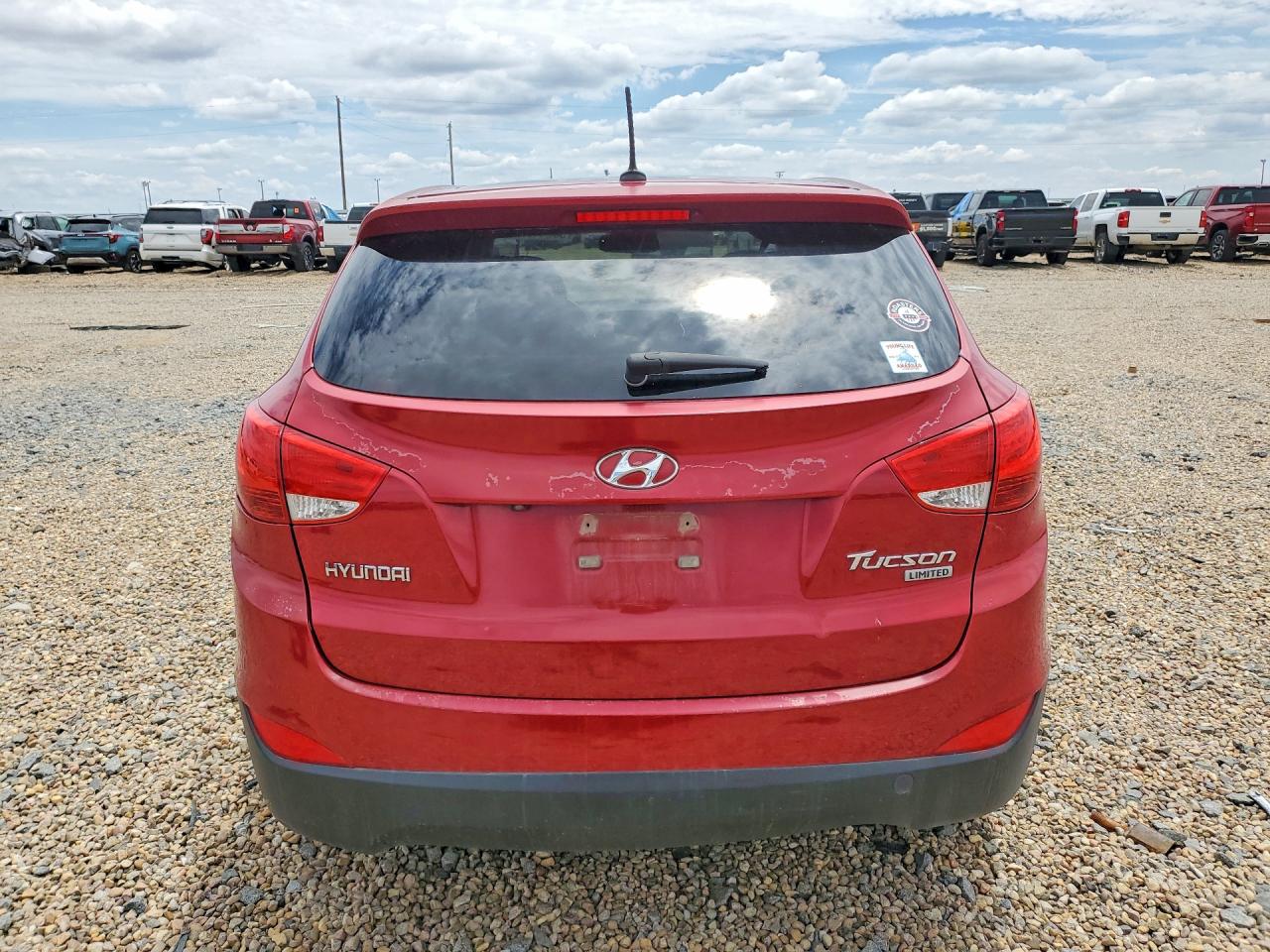 2012 Hyundai Tucson Limited Red vin: KM8JU3AC8CU489761