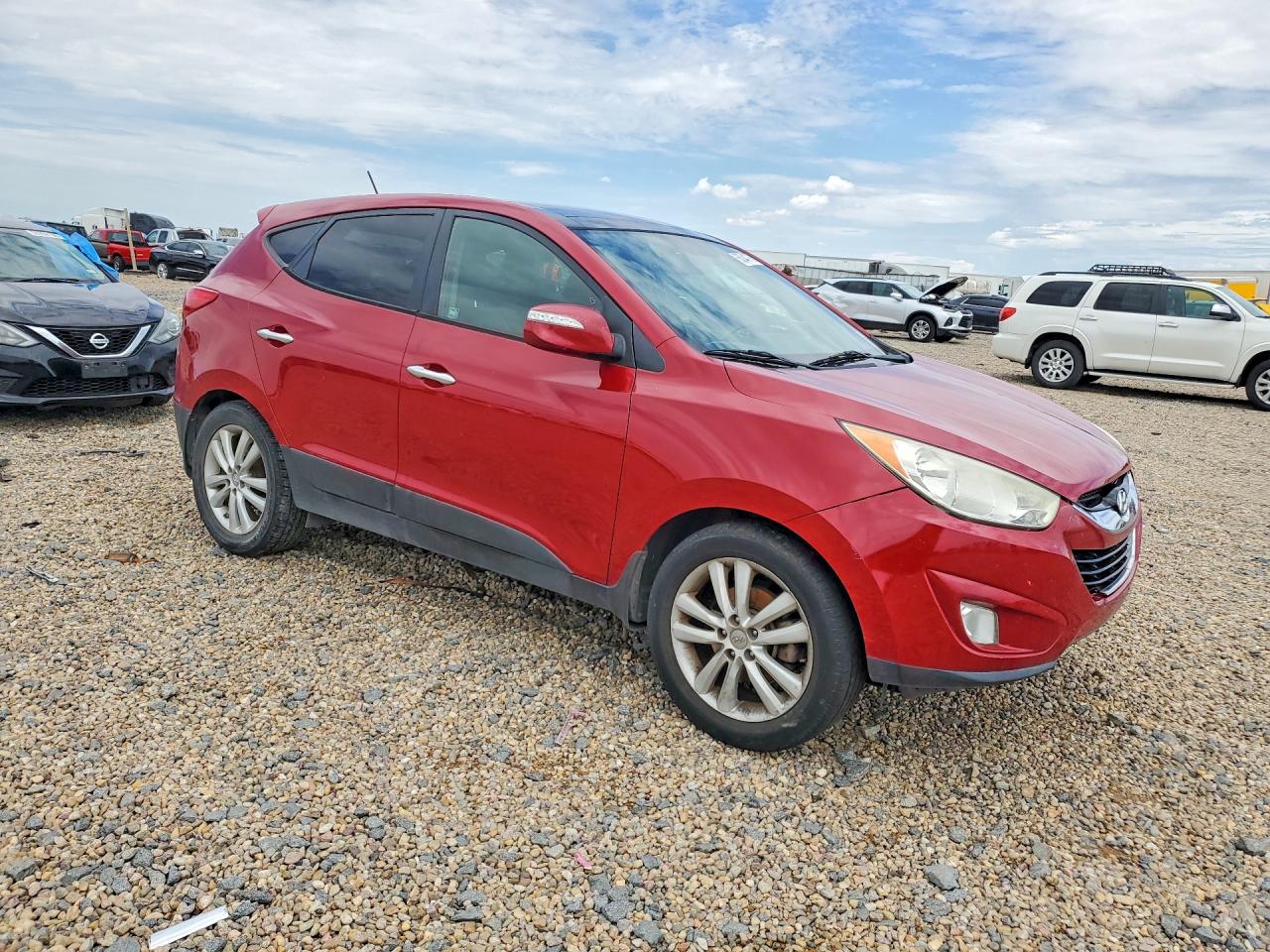 2012 Hyundai Tucson Limited Red vin: KM8JU3AC8CU489761