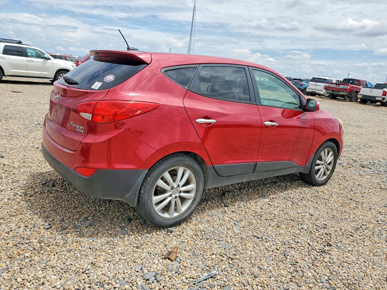 2012 Hyundai Tucson Limited Red vin: KM8JU3AC8CU489761