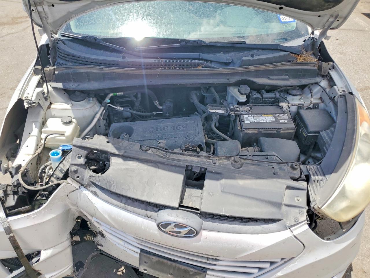 2012 Hyundai Tucson Gls Silver vin: KM8JU3AC8CU508275