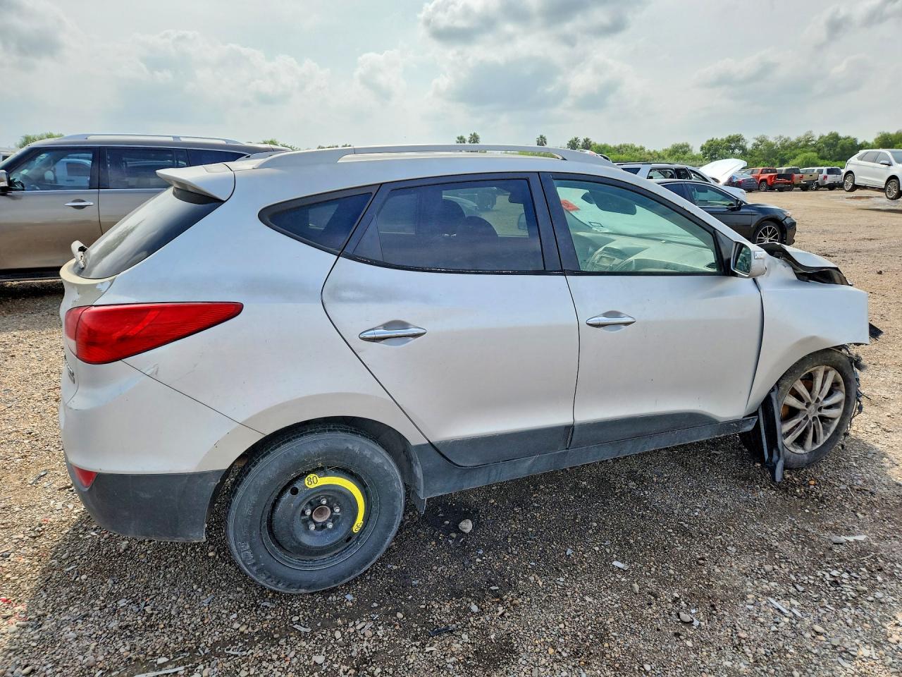 2012 Hyundai Tucson Limited Silver vin: KM8JU3AC8CU513024