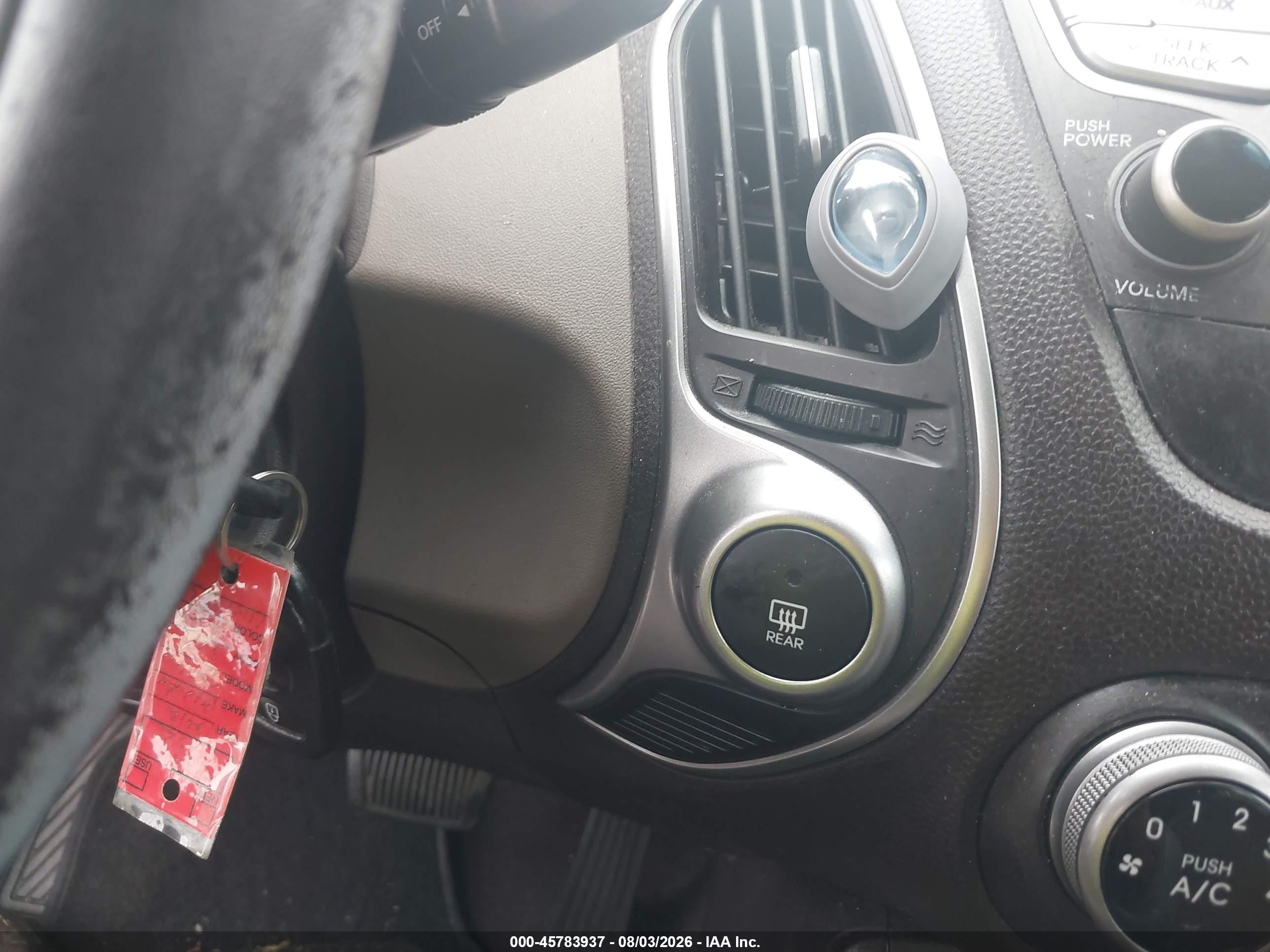 2012 Hyundai Tucson Gls Черный vin: KM8JU3AC8CU517932