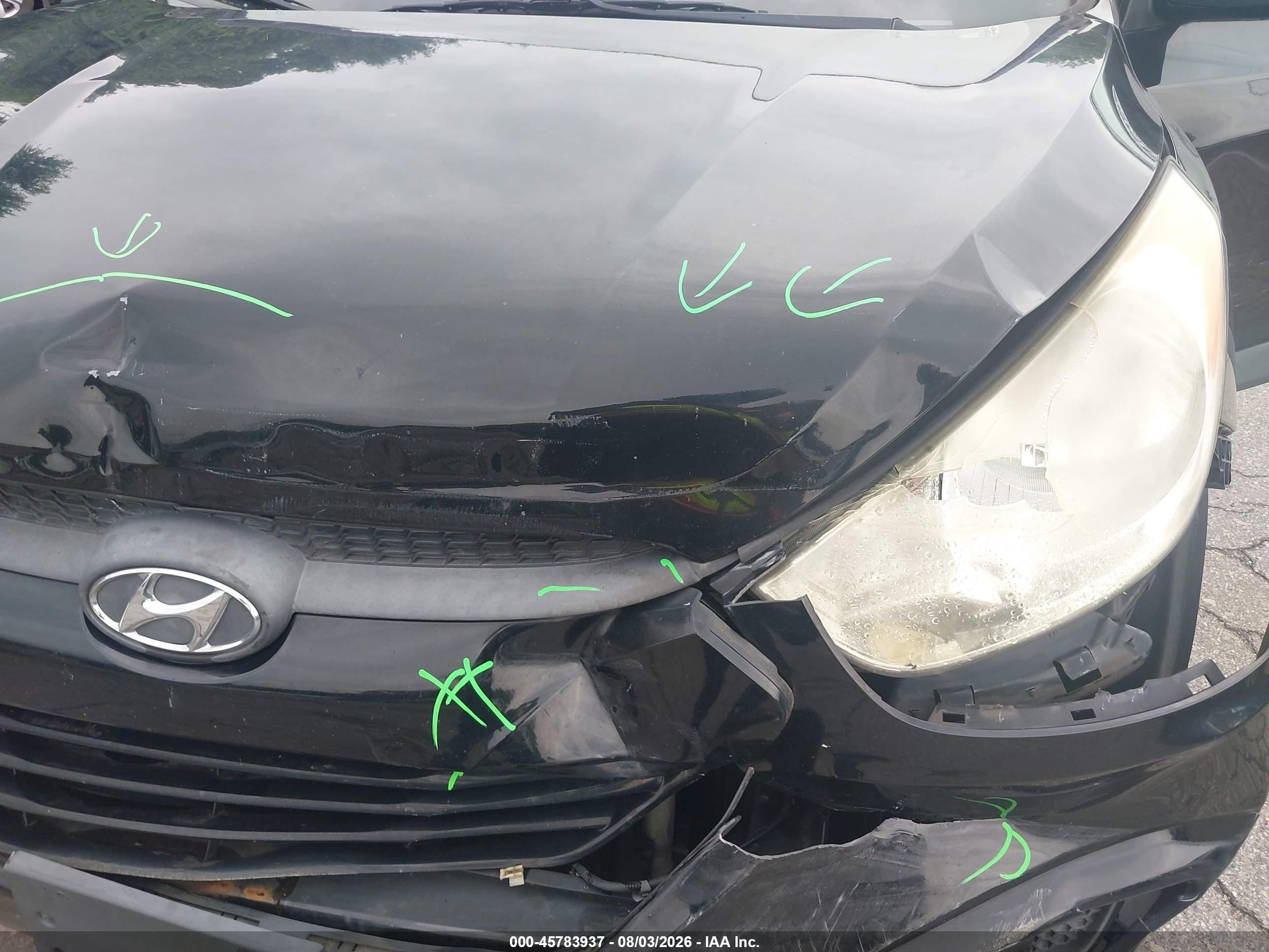 2012 Hyundai Tucson Gls Черный vin: KM8JU3AC8CU517932