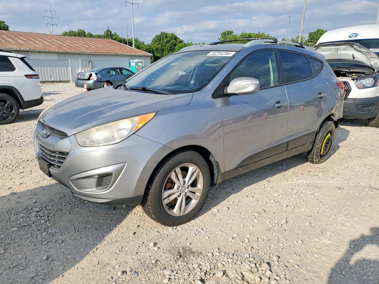 2012 Hyundai Tucson Gls Gray vin: KM8JU3AC8CU524962
