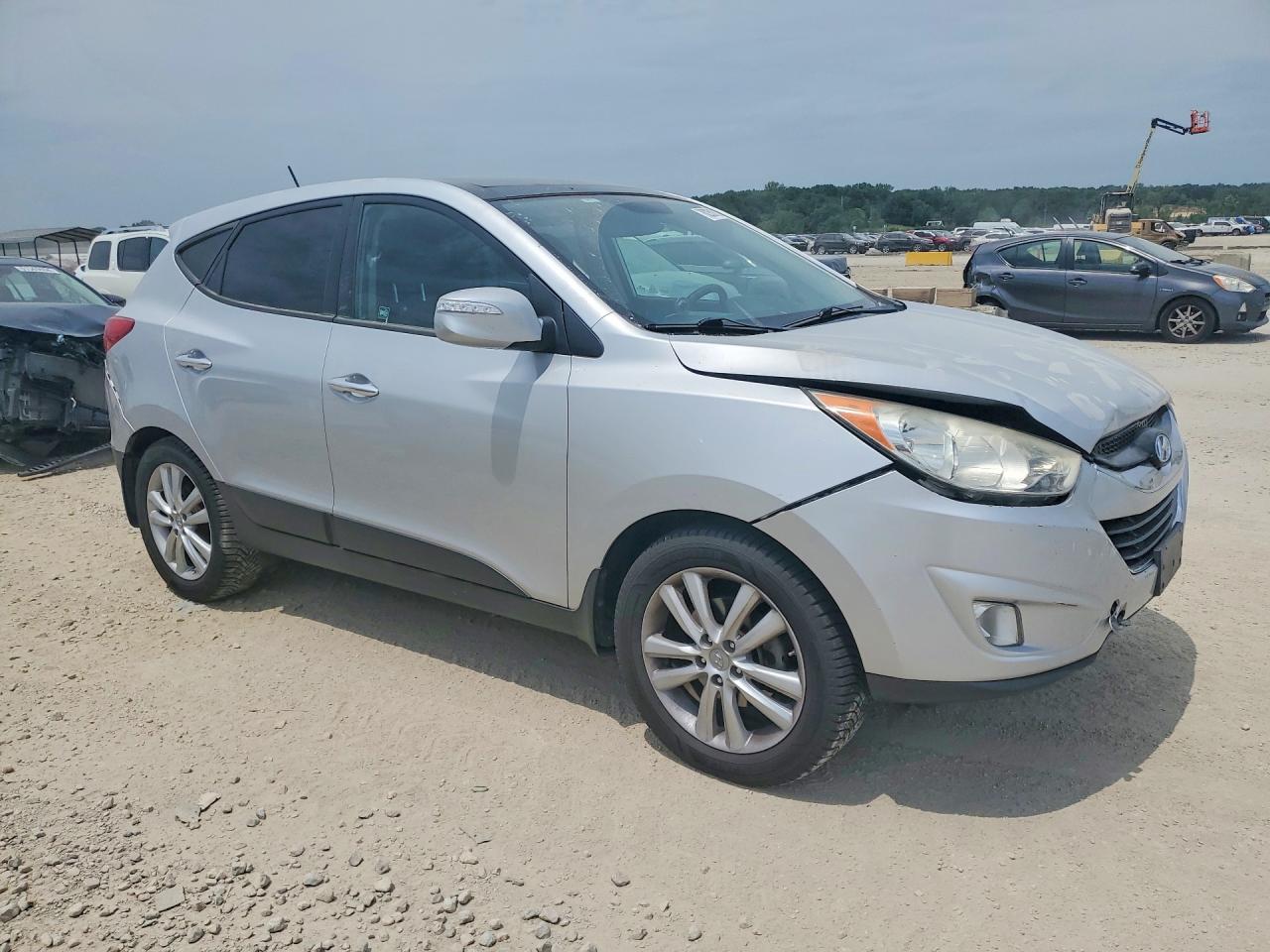 2012 Hyundai Tucson Silver vin: KM8JU3AC8CU530423