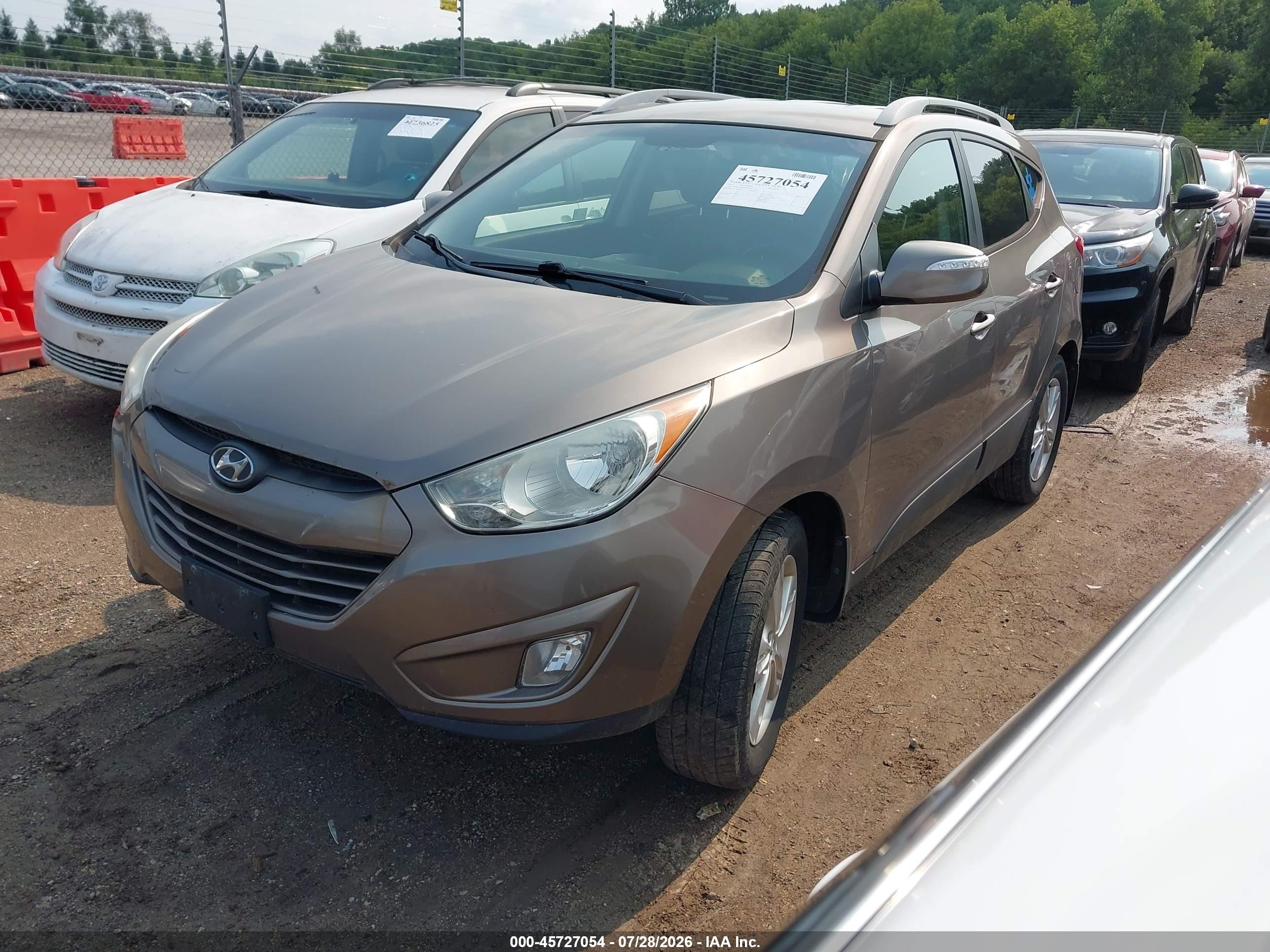 2013 Hyundai Tucson Gls Tan vin: KM8JU3AC8DU548065